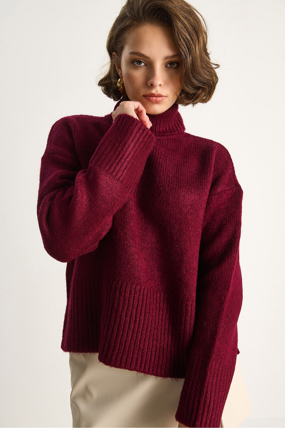 Women's Turtleneck Sweater 20251060