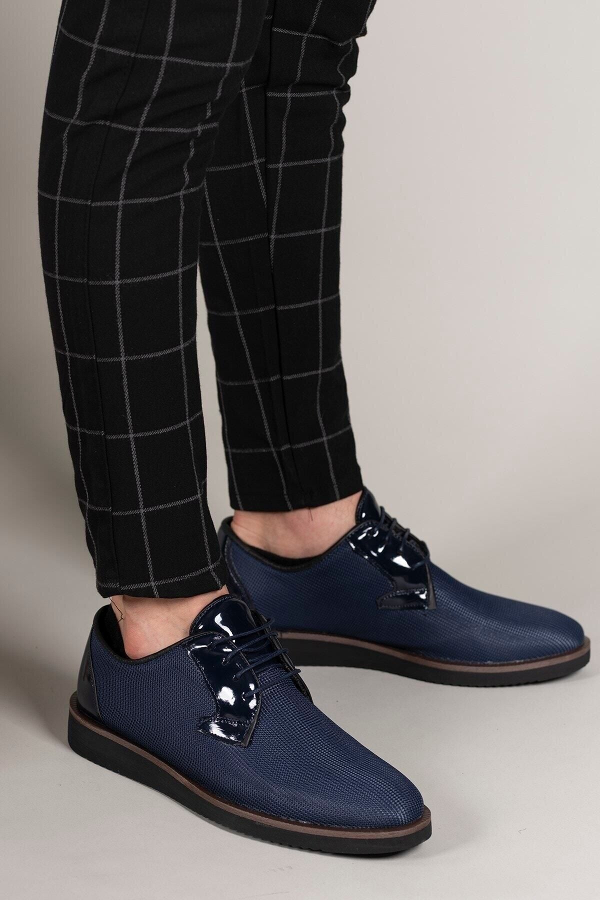 Navy Men's Casual Shoes 0012232