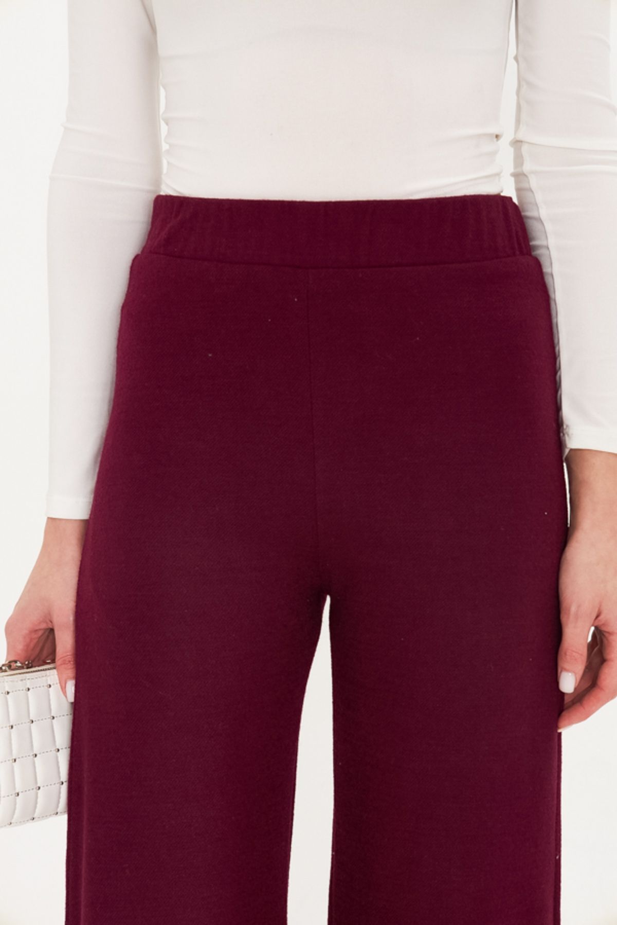 Women's Pins Waist Tire Lined Stamp Pants Arm-25k001092