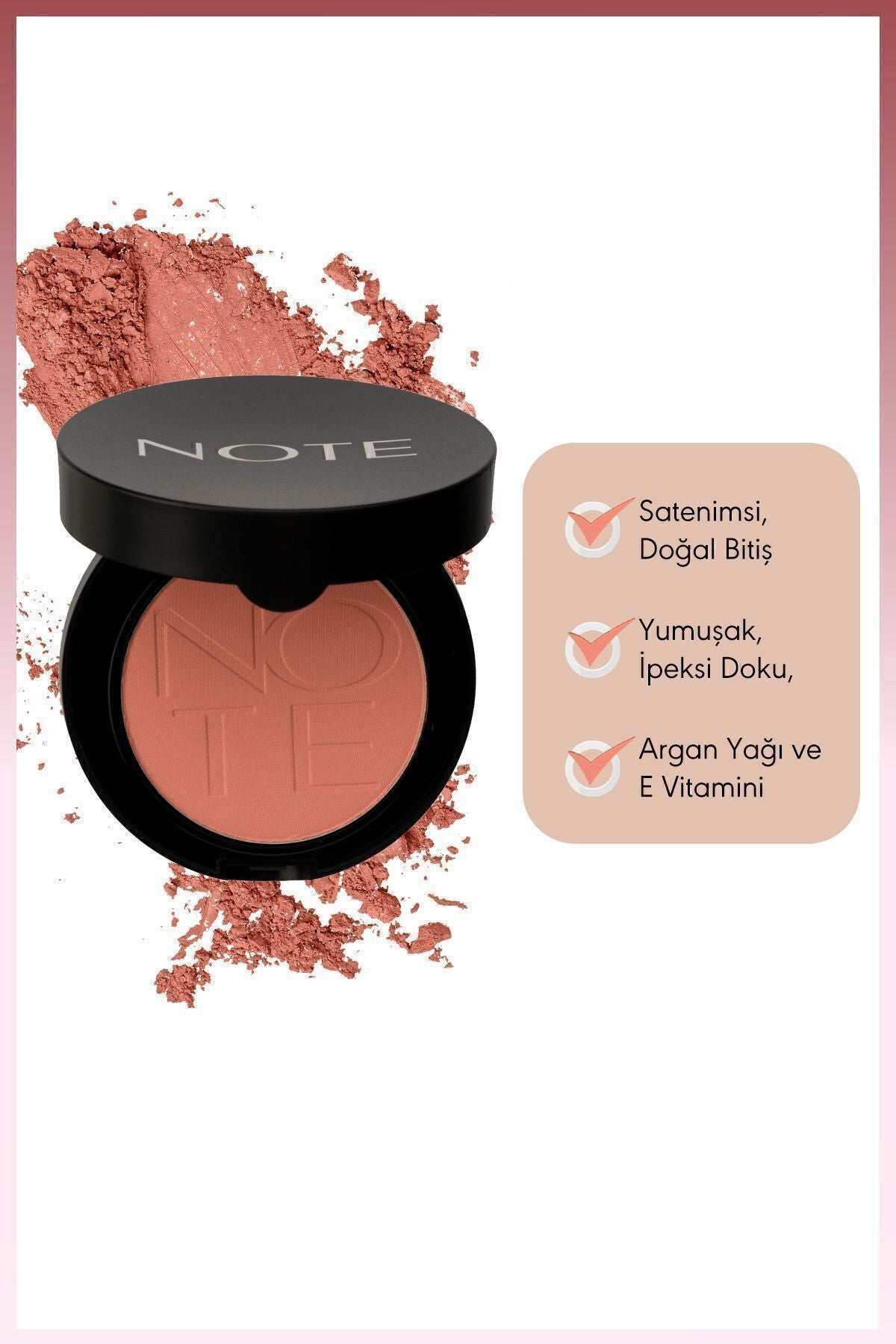 Luminous Silk Compact Blusher Toz Allık - 02 Pink In Summer
