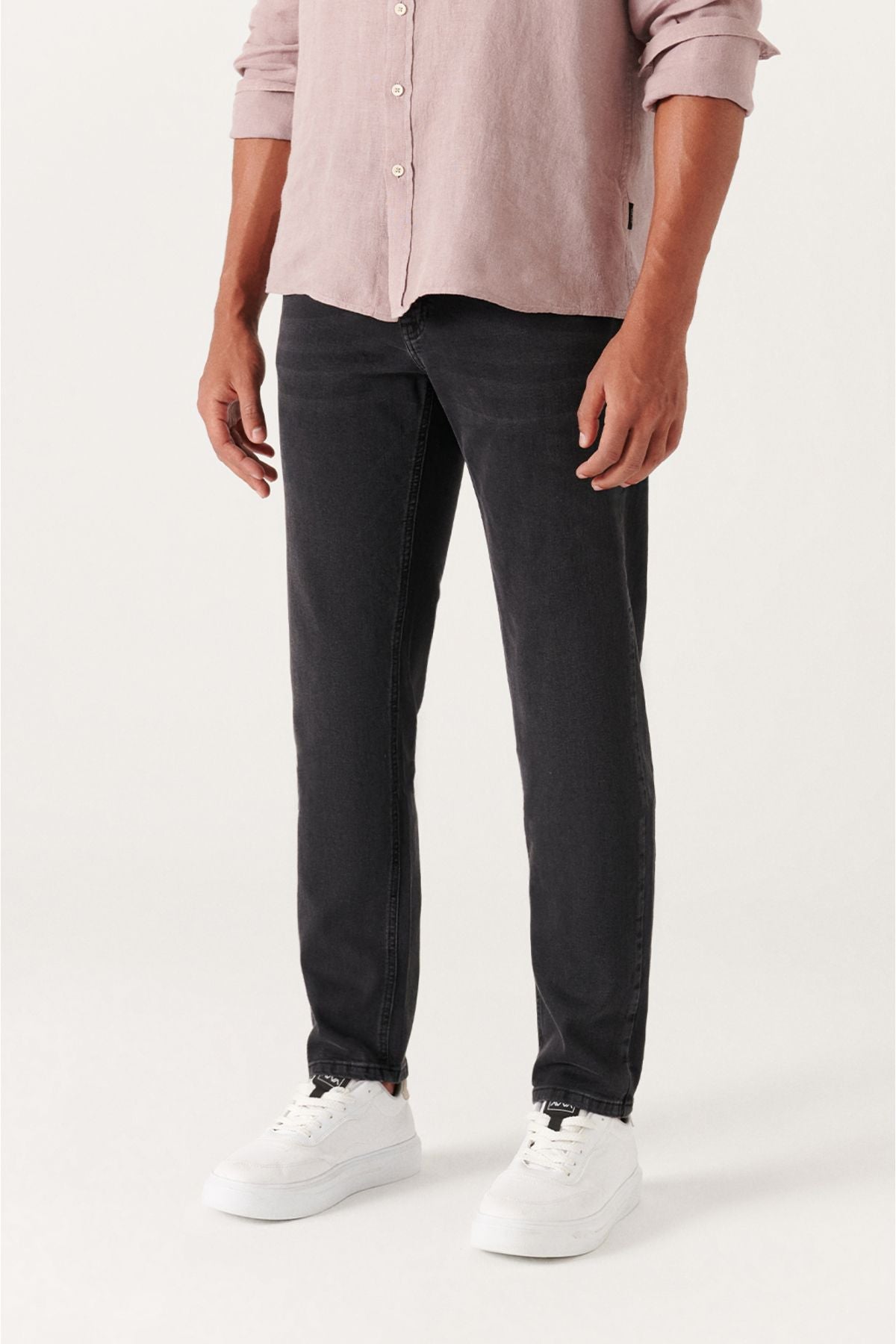 Men's anthracite Wash Wash Lyan Jean Trousers E003524
