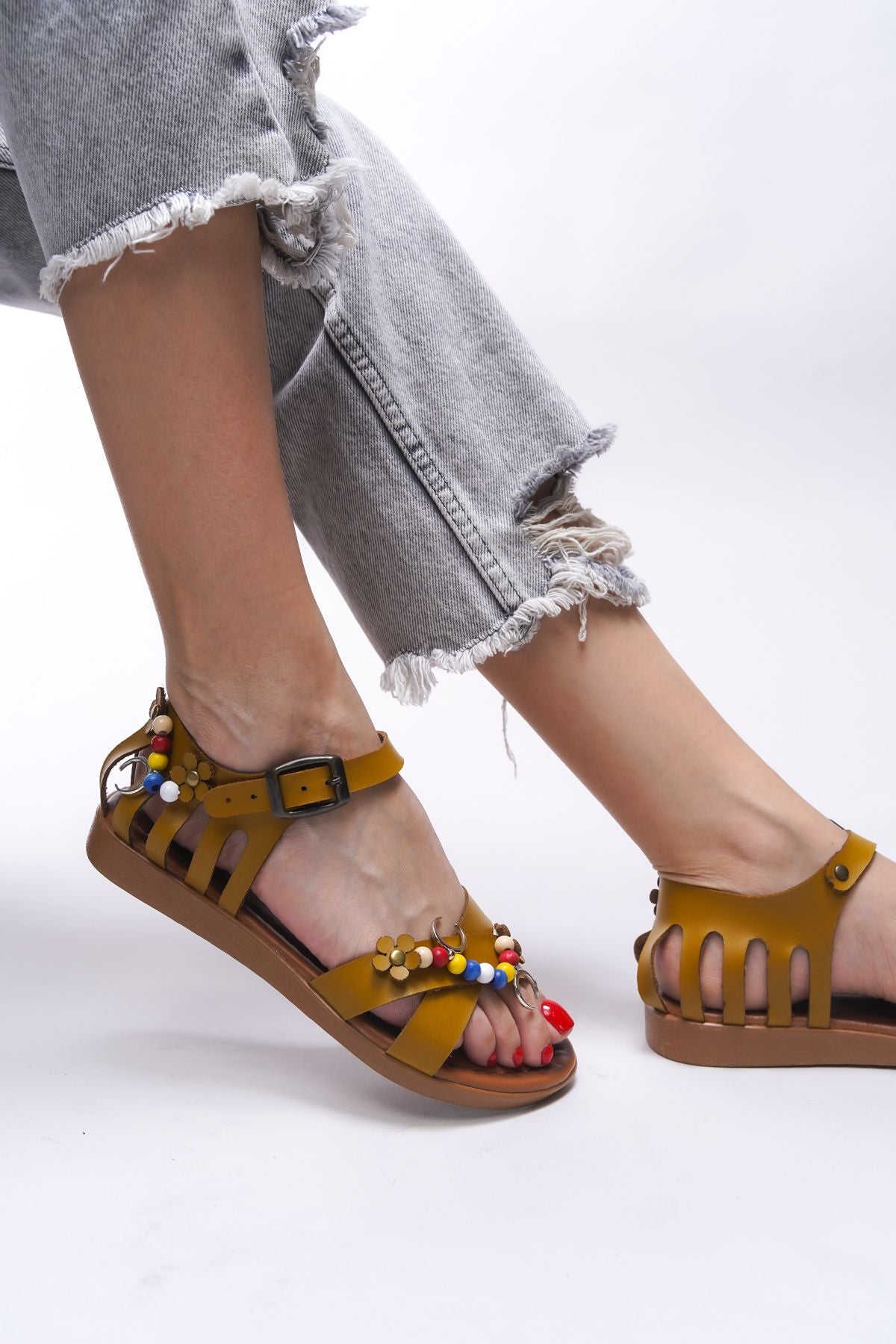 Sephlaurel Woman Sandals 0012195 Yellow