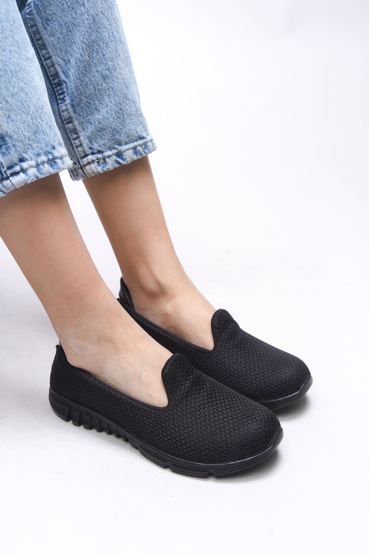 Woman Black Black Steaker 0012901