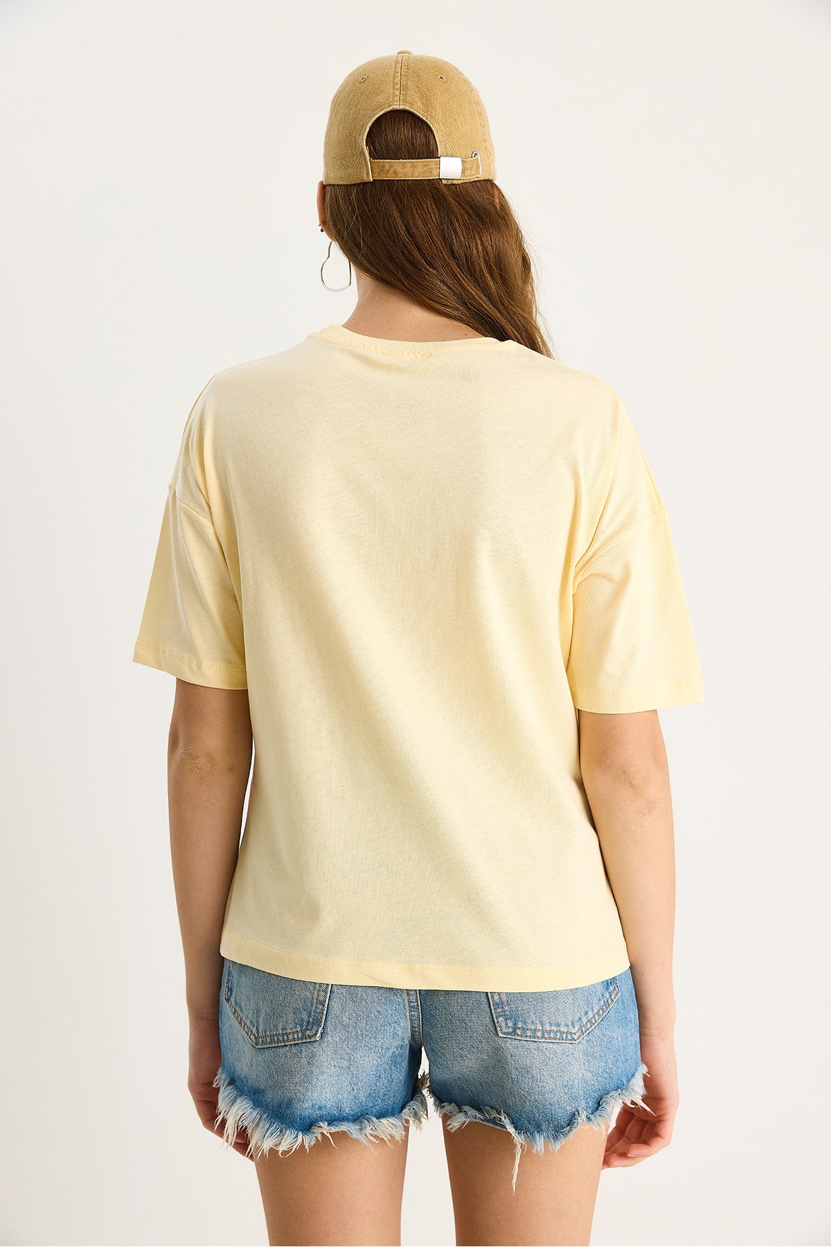 Women's 100% Organic Cotton Relaxed Fit Round Collar T-Shirt 60602050