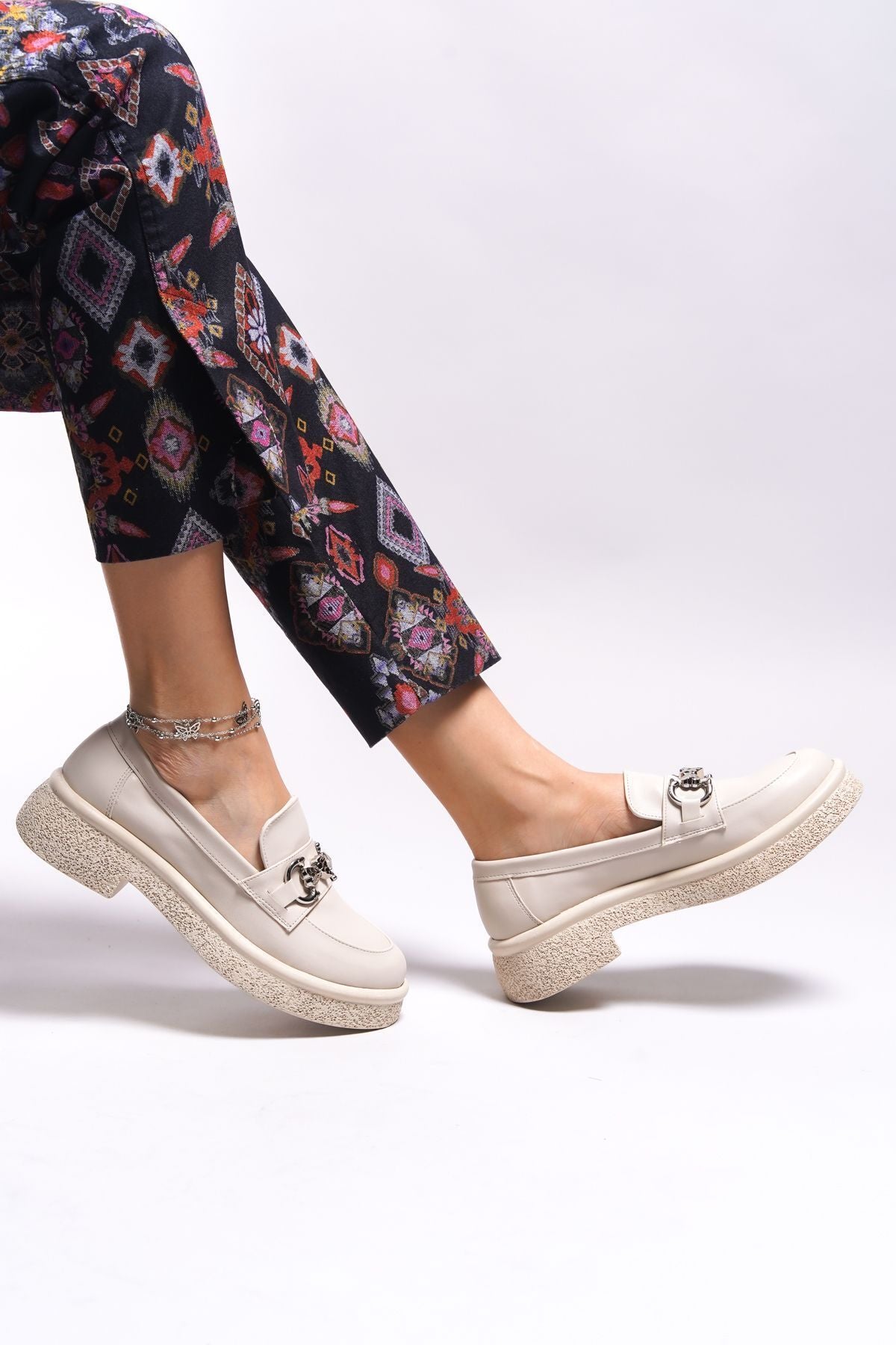 Lilfalona Woman Loafer 0012140 Beige Skin
