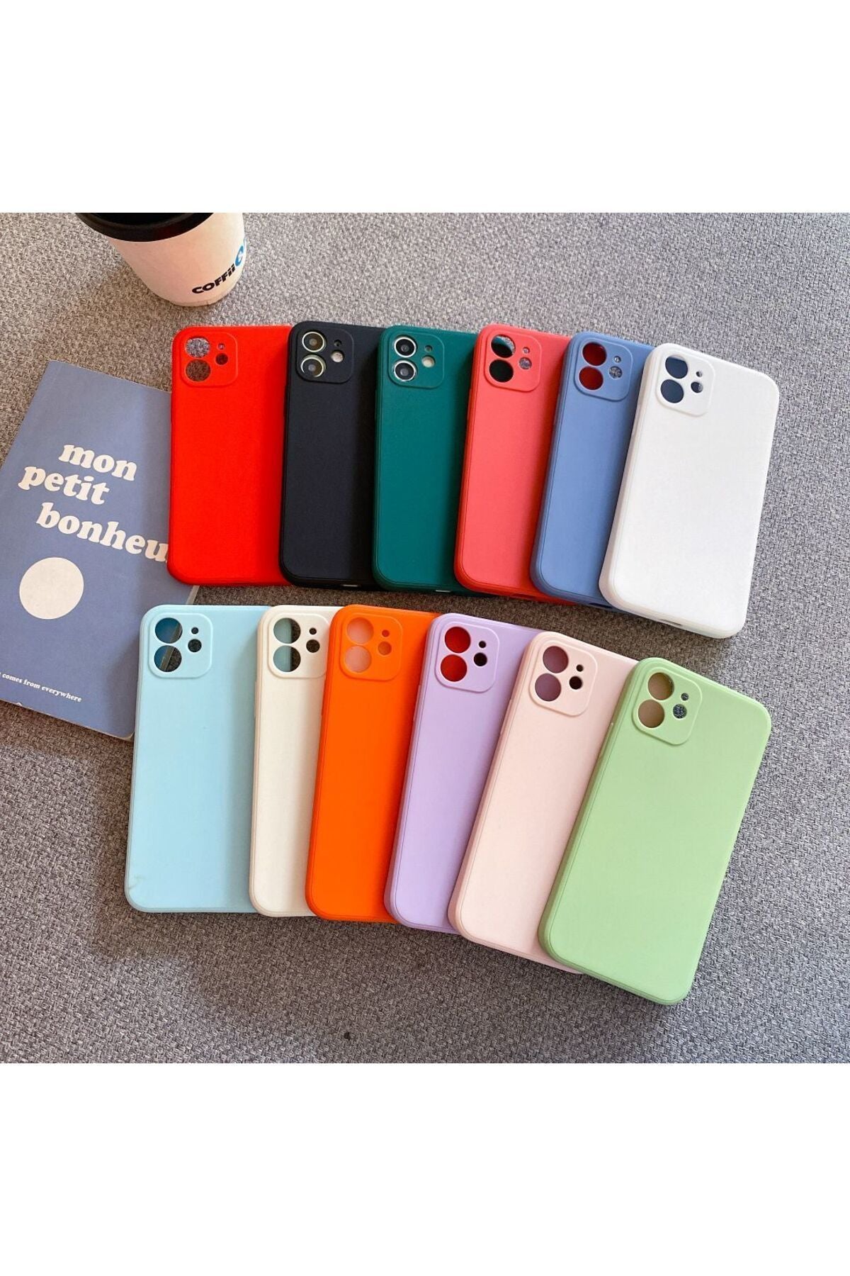 IPhone 11 compatible (angular 12 -looking) velvet camera protected launch cover