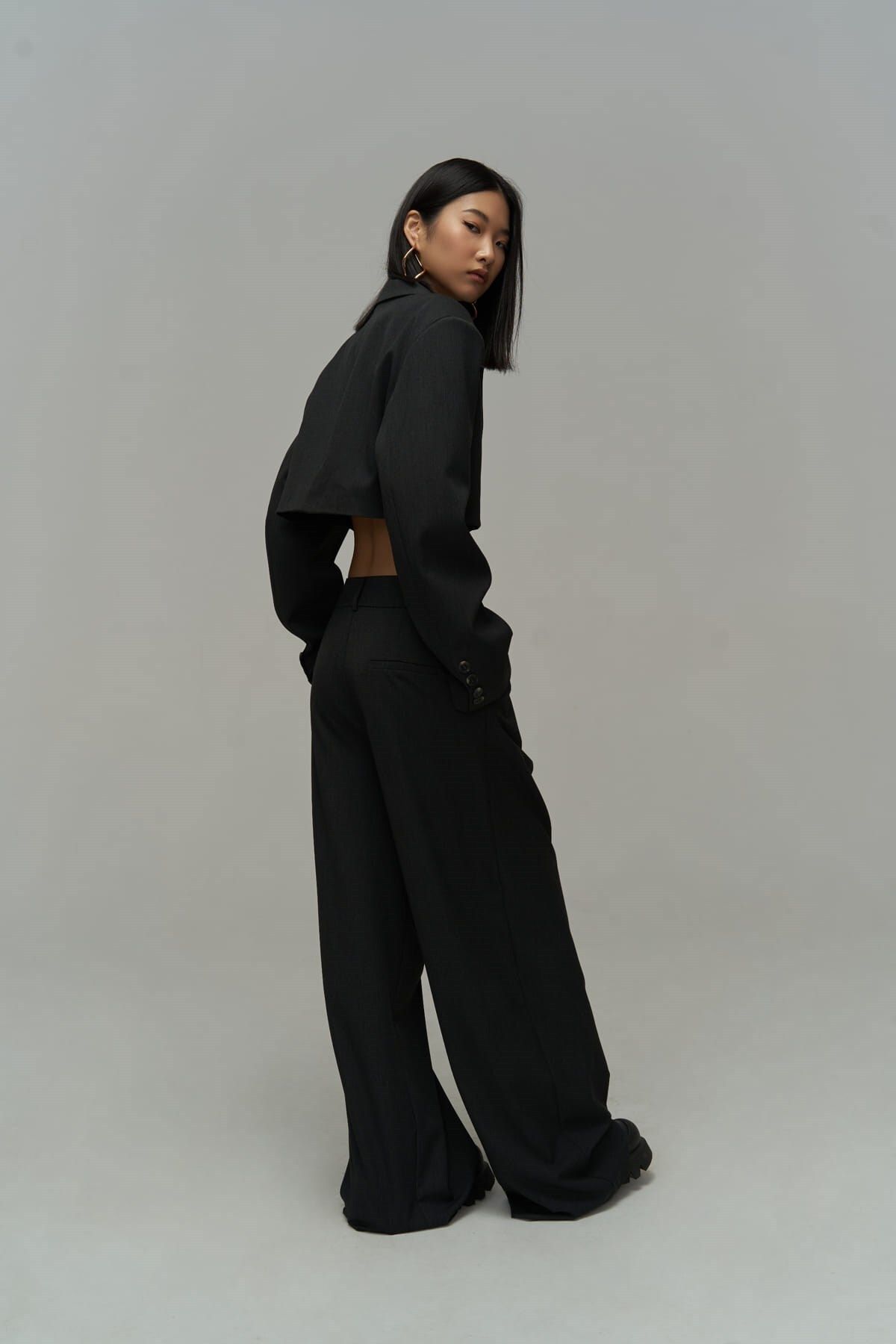 Edwin anthracit cross pants-handle team