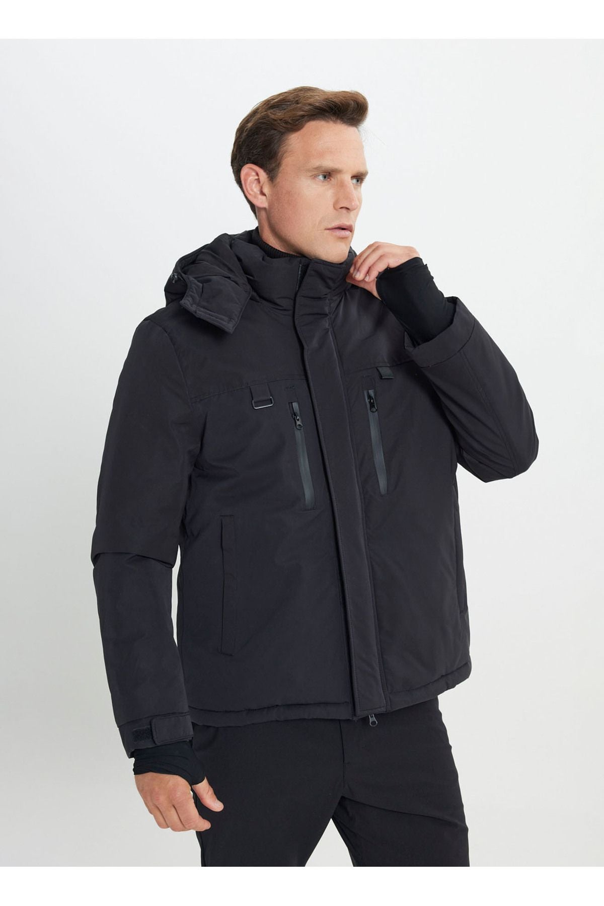 Altınyıldız Classics Black Men's Coat 4a0824100003