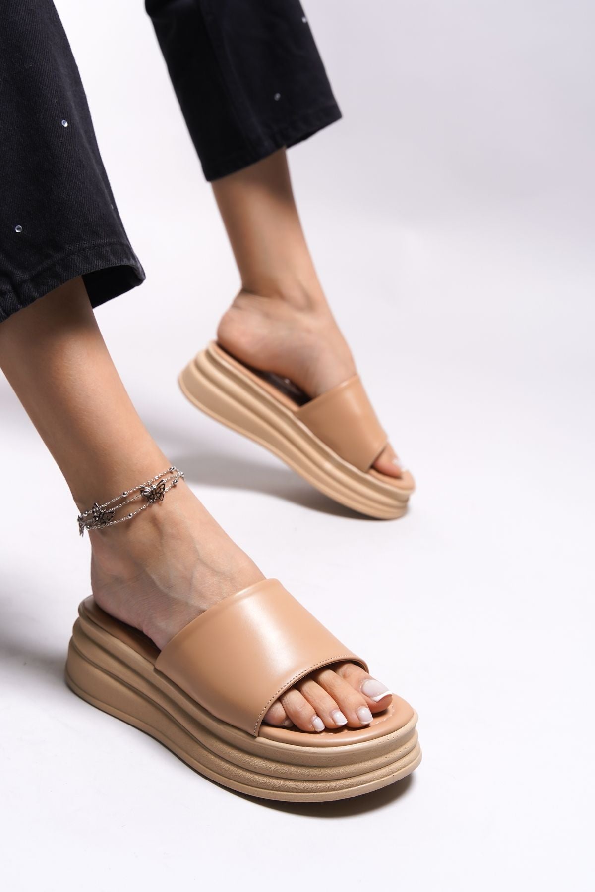 Loukeros Woman Slippers 0012315 Nude