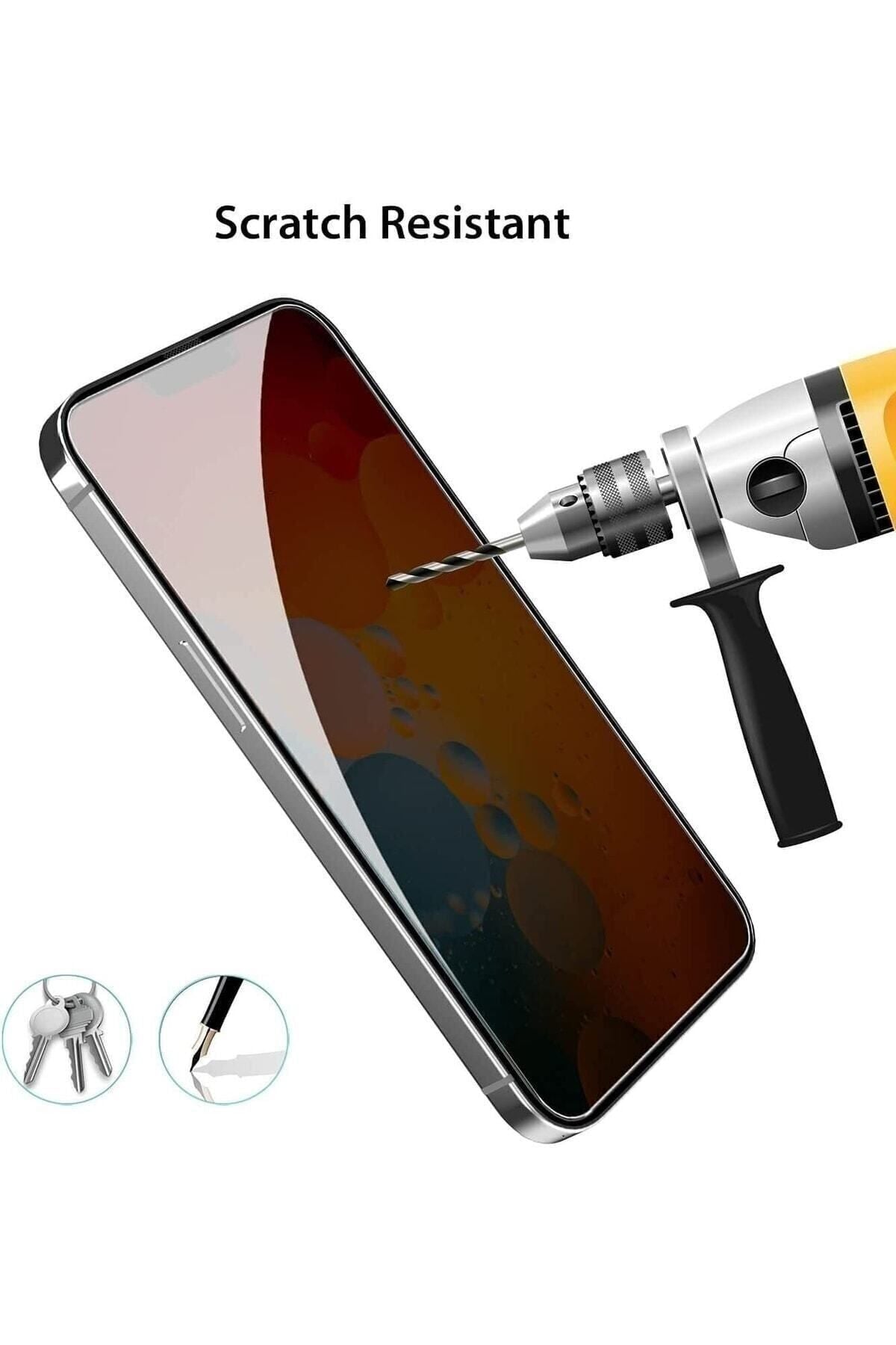 Iphone 14 pro Max compatible ghost glass full -covering broken screen saver.