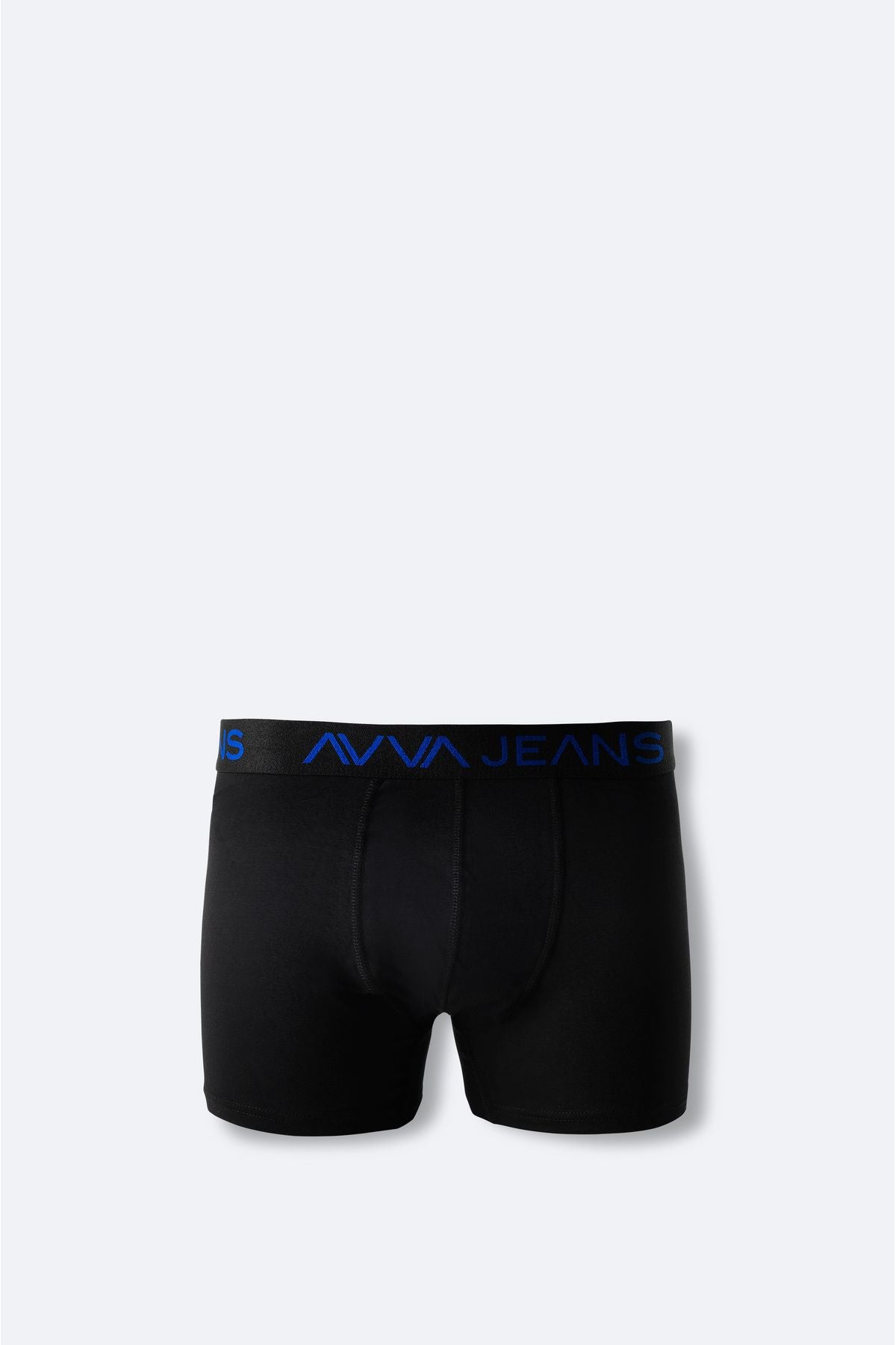 Men's Black 5 Piece Flexible Fabric Cotton Boxed Boxer Boxer E009541