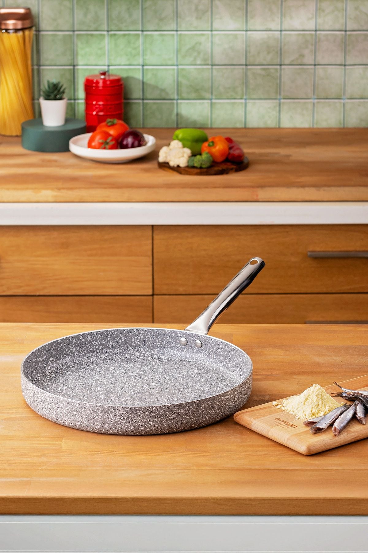 Fishy Granite Fish Pan 32 cm