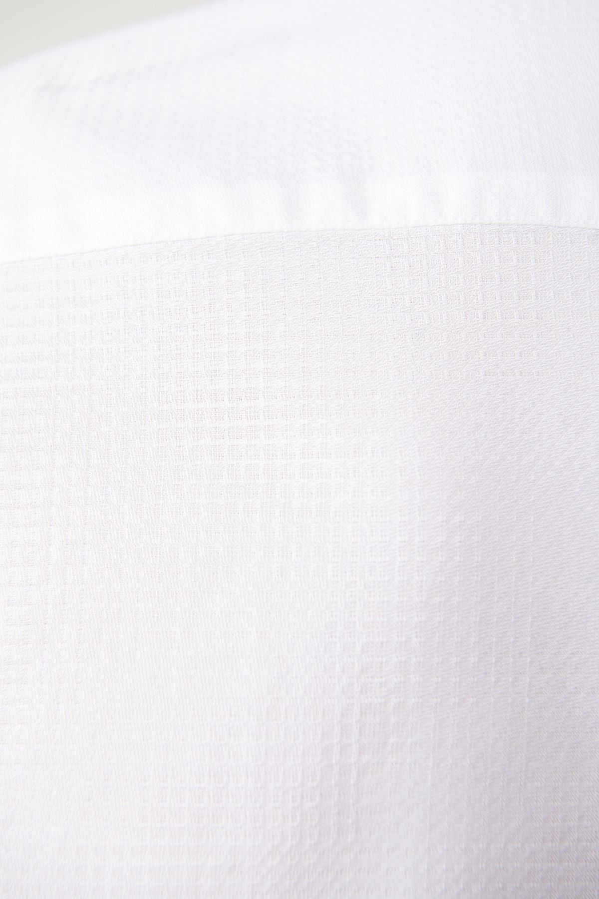 Men's White 100 %Cotton Jacquard Patterned Shirt A32Y2175