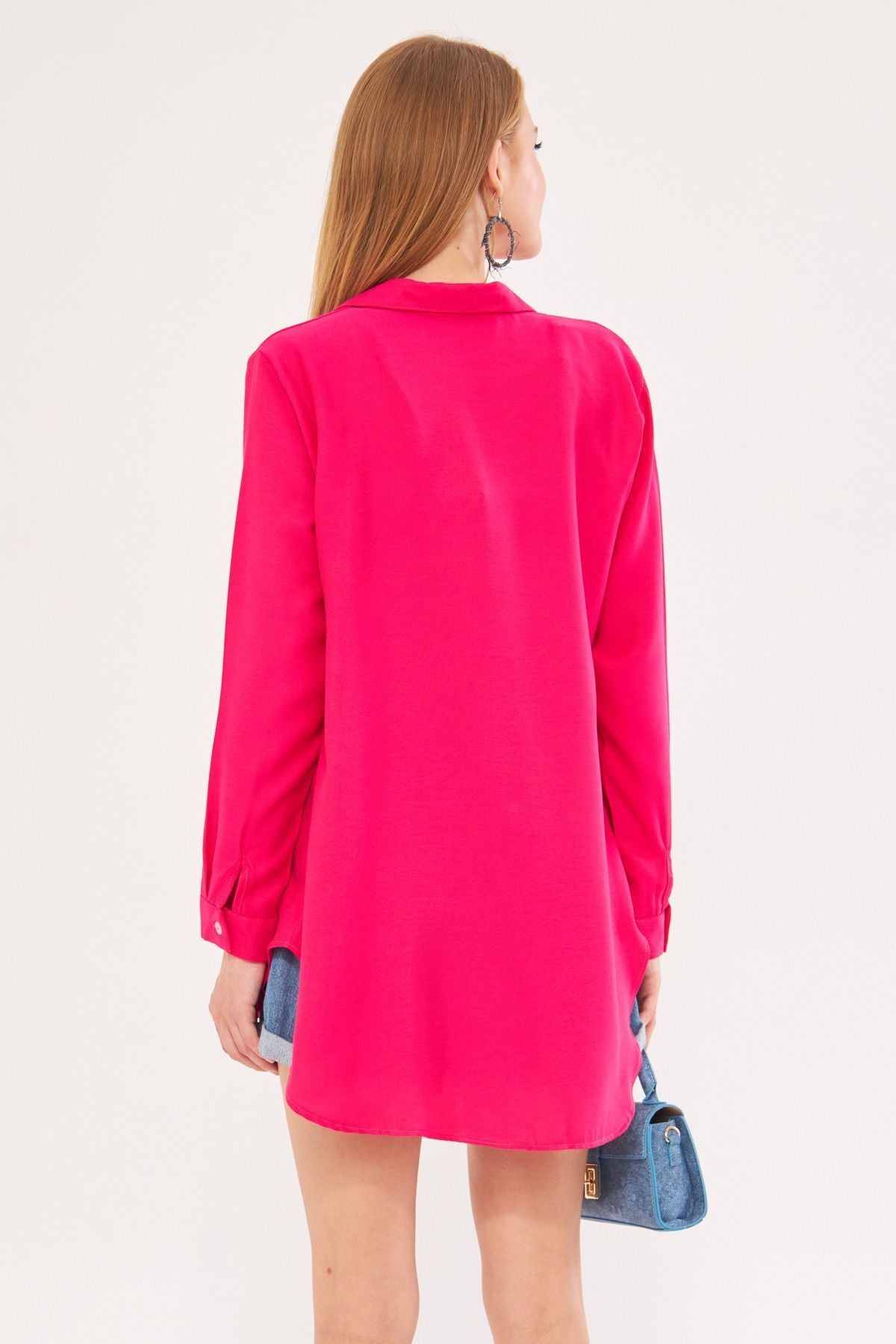 Women's Fuchsia Tunic Shirt ARM-19Y001003