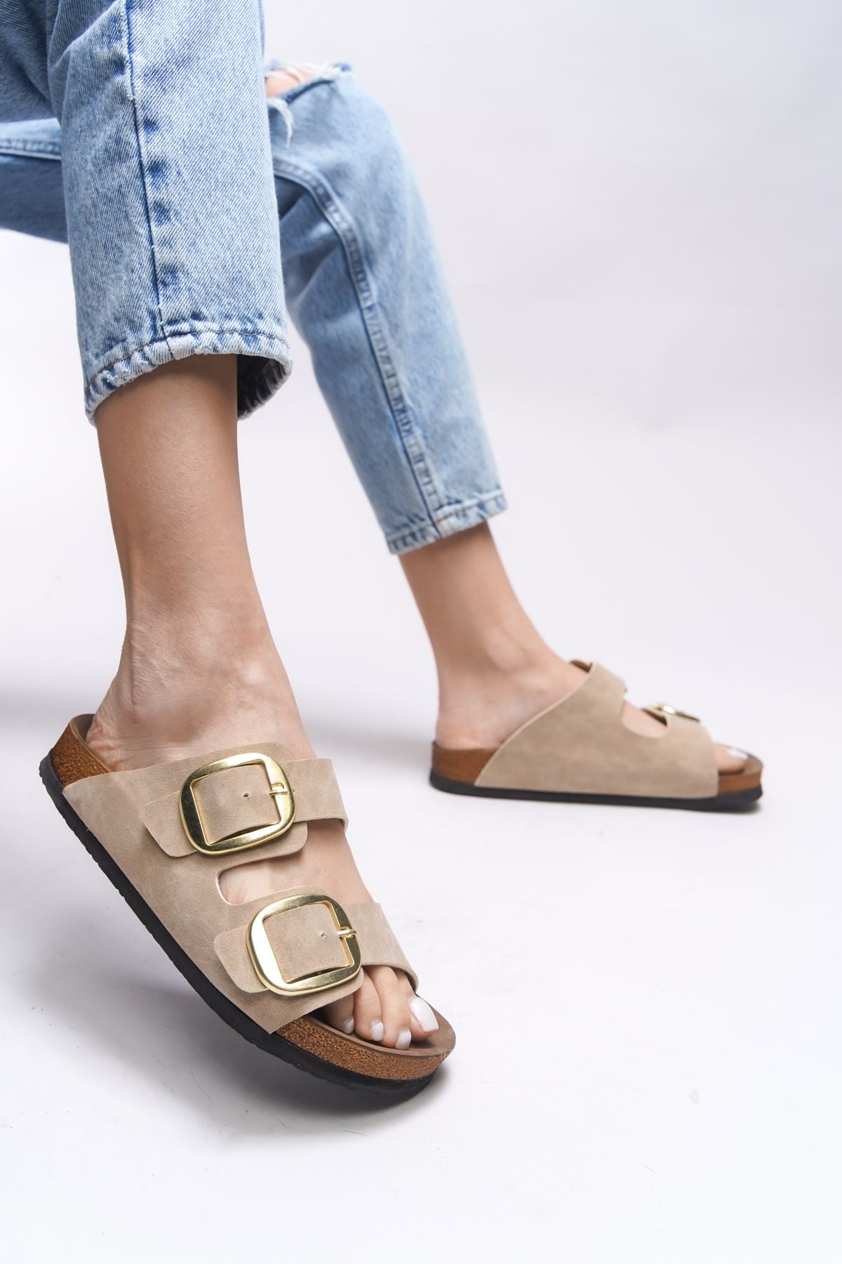 VYLSULA WOMEN'S DOUBLE BUYPALI Slipper 0012602 beige