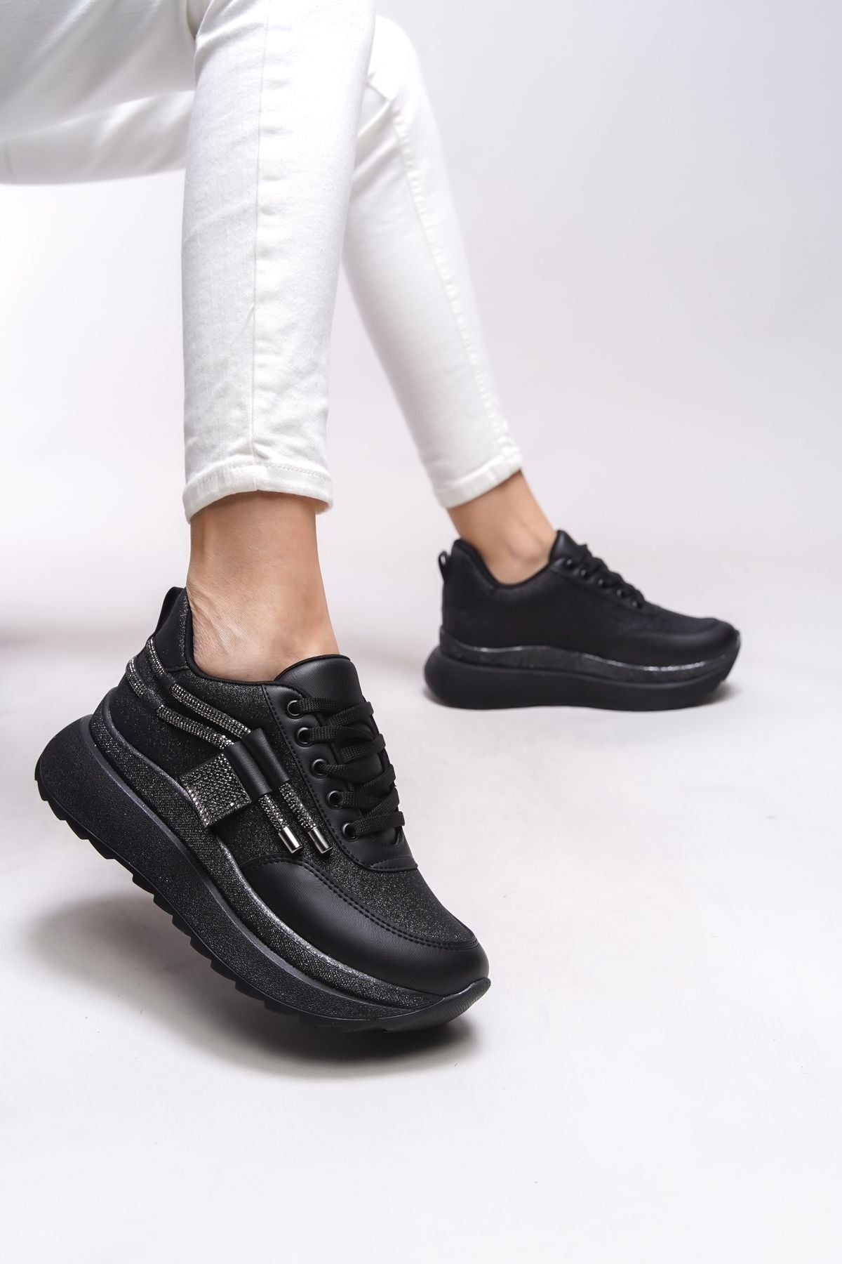 Lesreene Woman Sneaker 0012220 Black Black