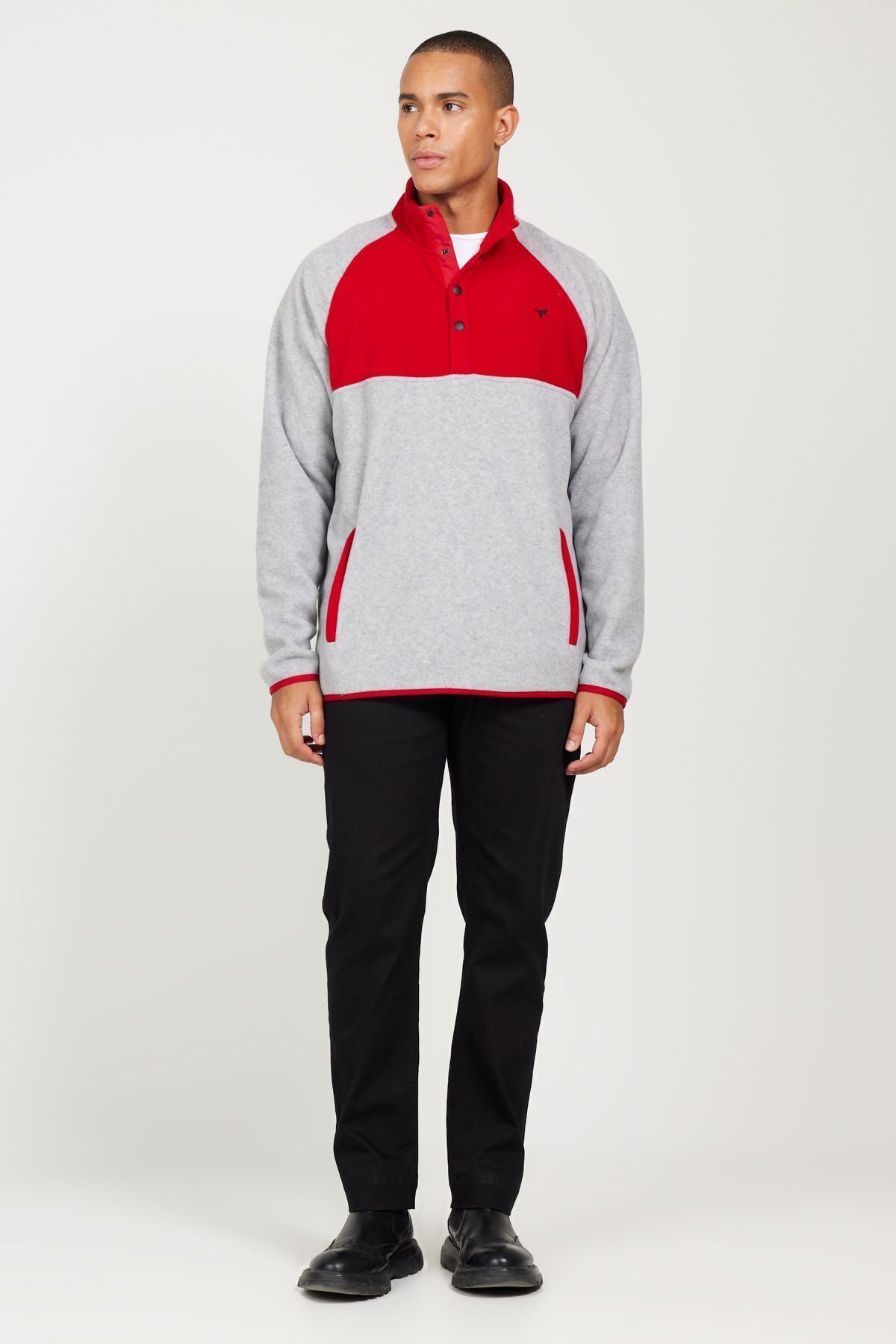 Men's G.Melranj-Red standard Fit Normal Cutter Preola Sweatshirt