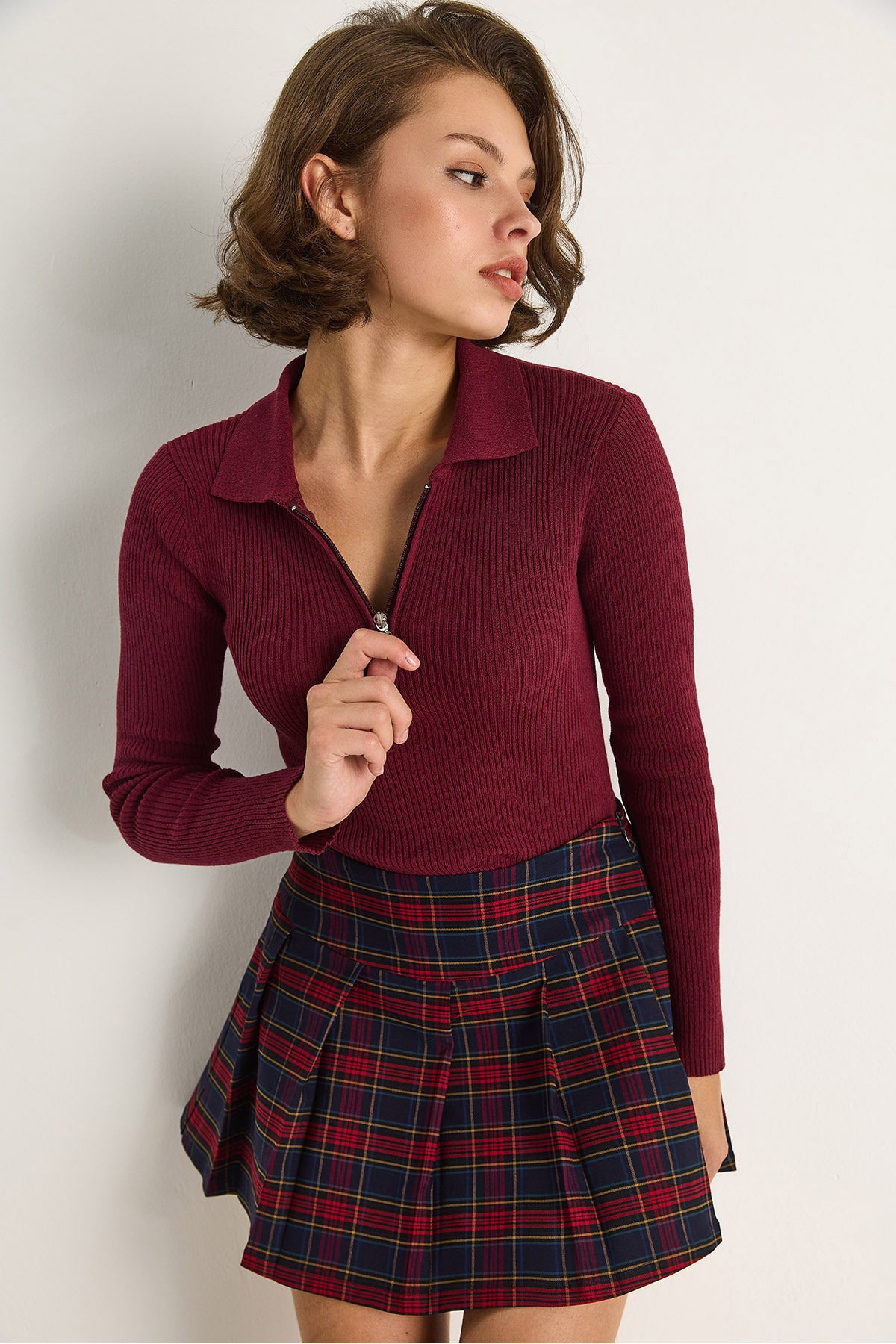 Women's Zippered Sweater 20246337