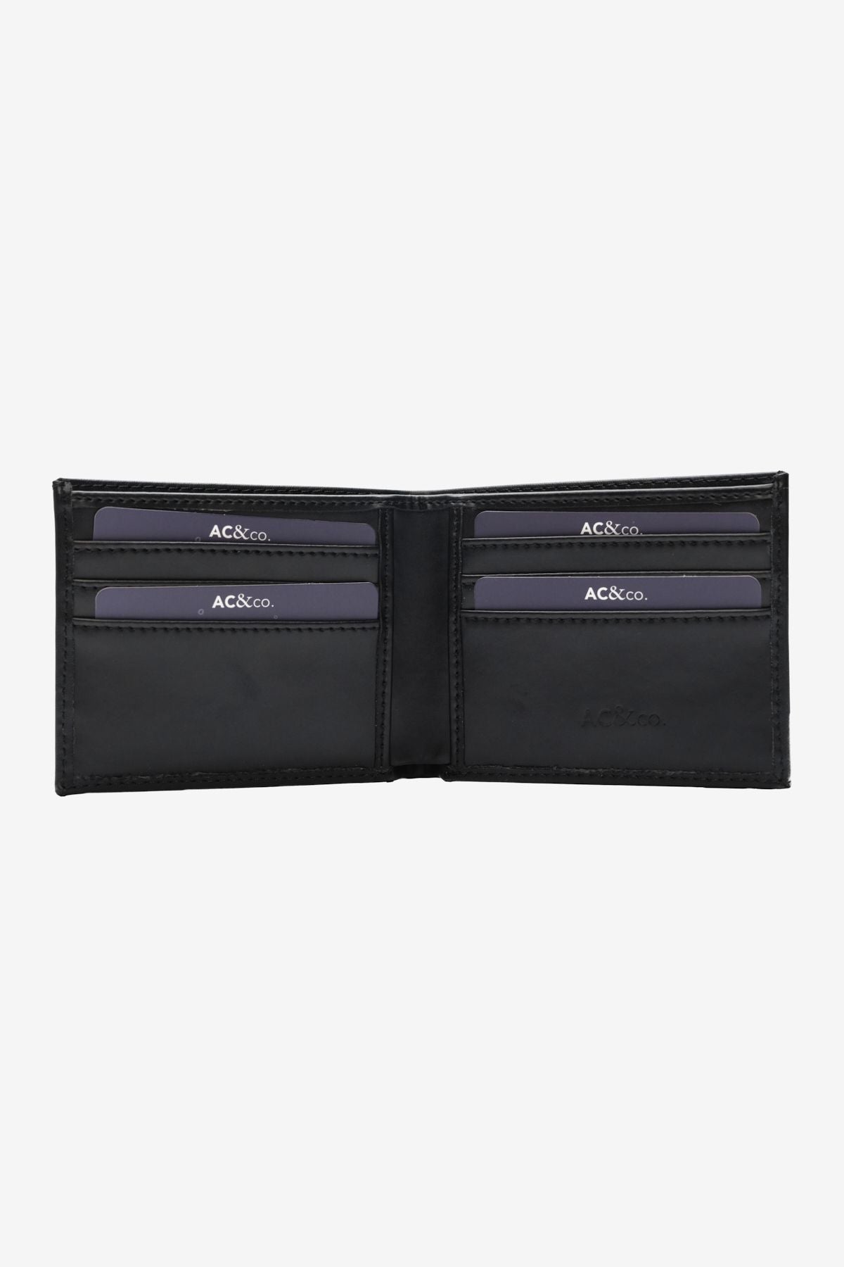 Men's Black Gift Boxed Card Part Wallet Wallet