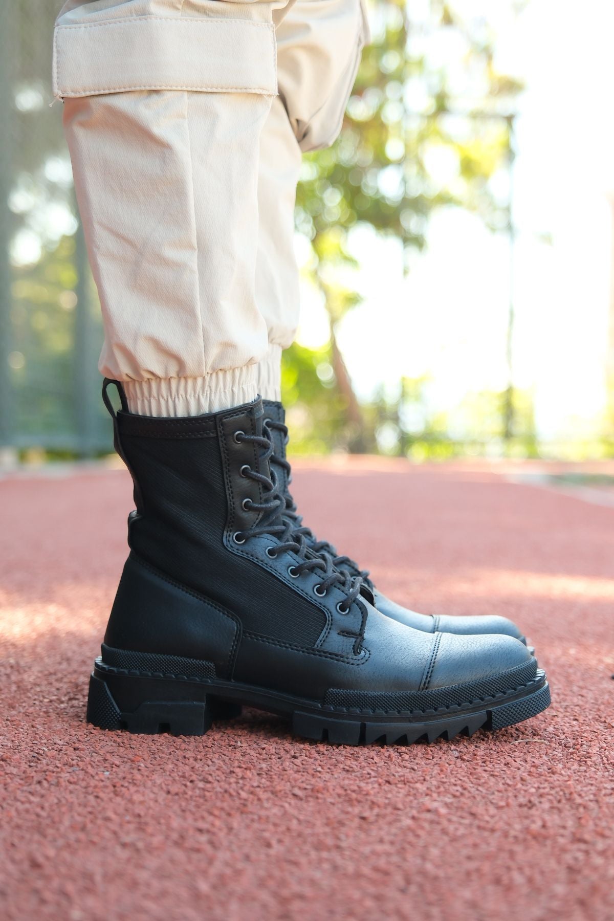 Men's Black Mattal Postal Bot 0012746