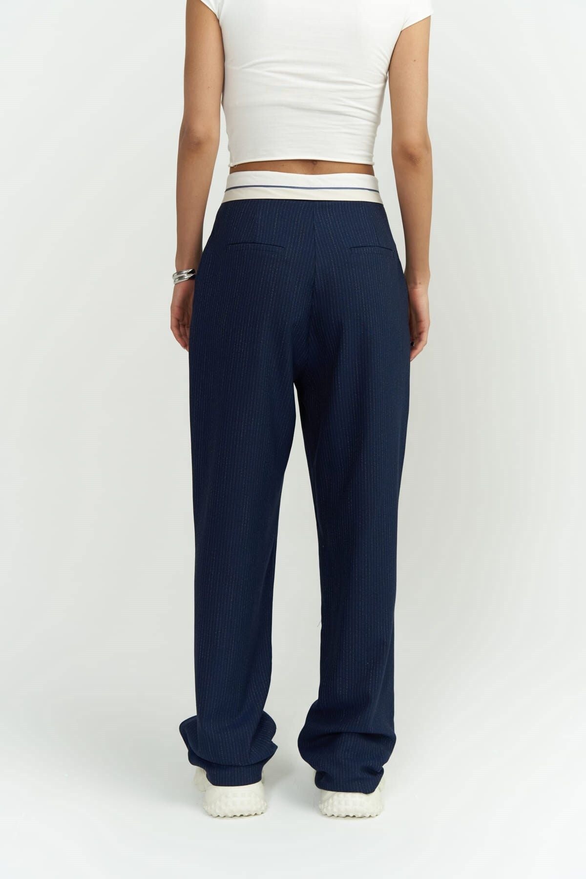 Zelmira Reverse Belt Indigo Pants