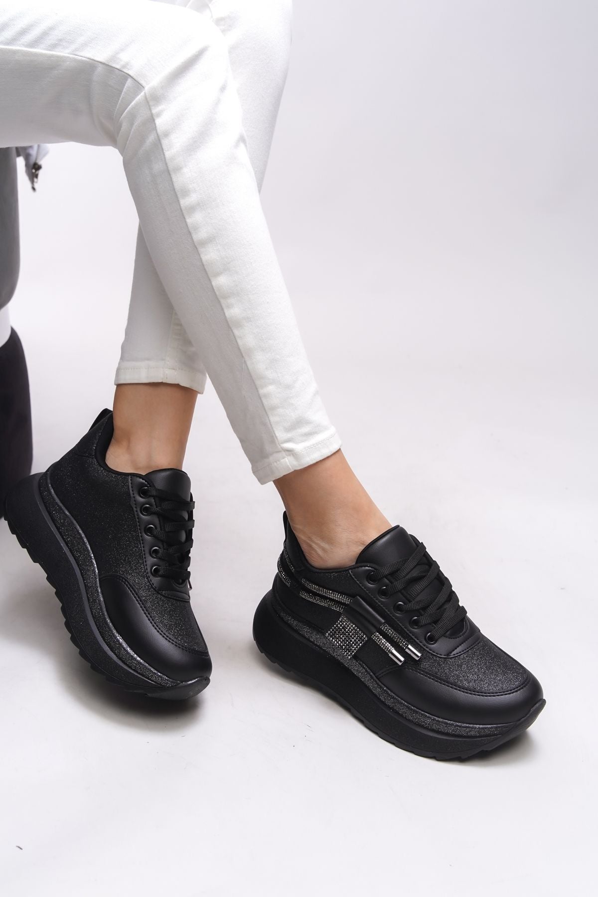 Lesreene Woman Sneaker 0012220 Black Black
