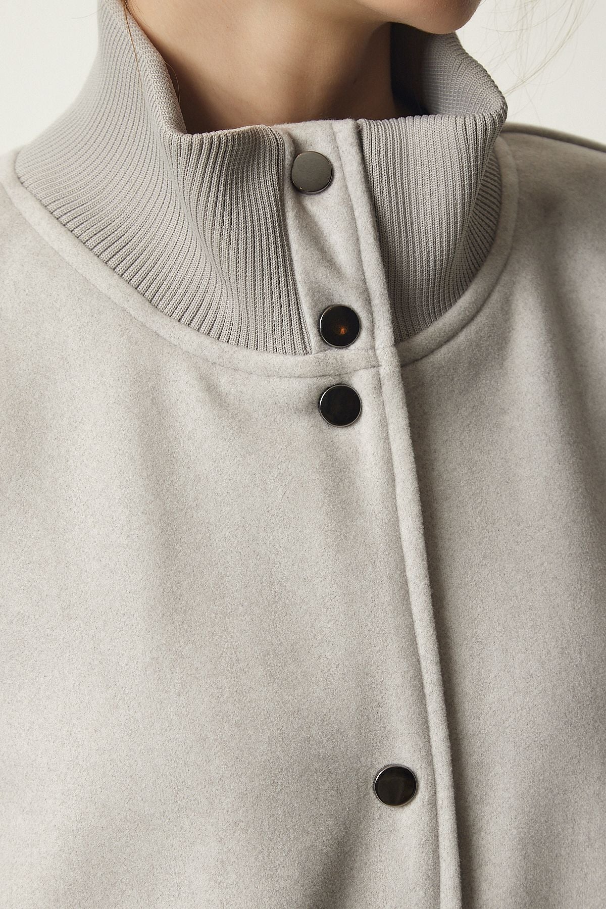 Female Stone Premium Stamp Coat FN03150