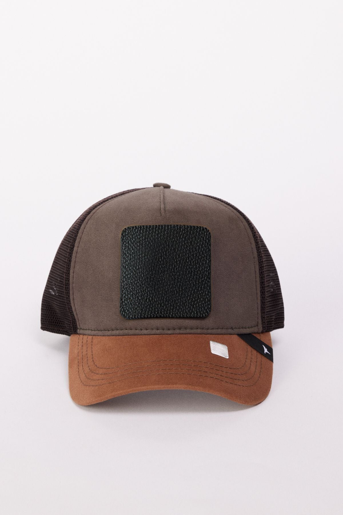 Men's Coffee-Hack 100 %Cotton Changeable Sticker Hat with Color Bloc