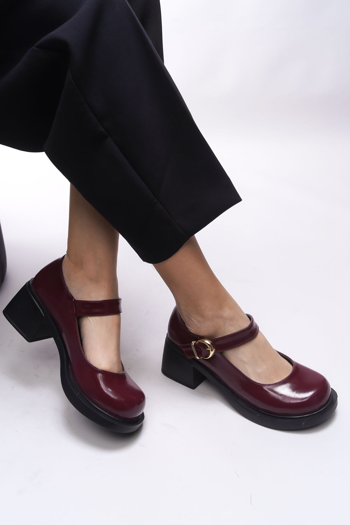 KYSLANNA WOMEN LoAfer 0012503 Bordeaux Patent Leather