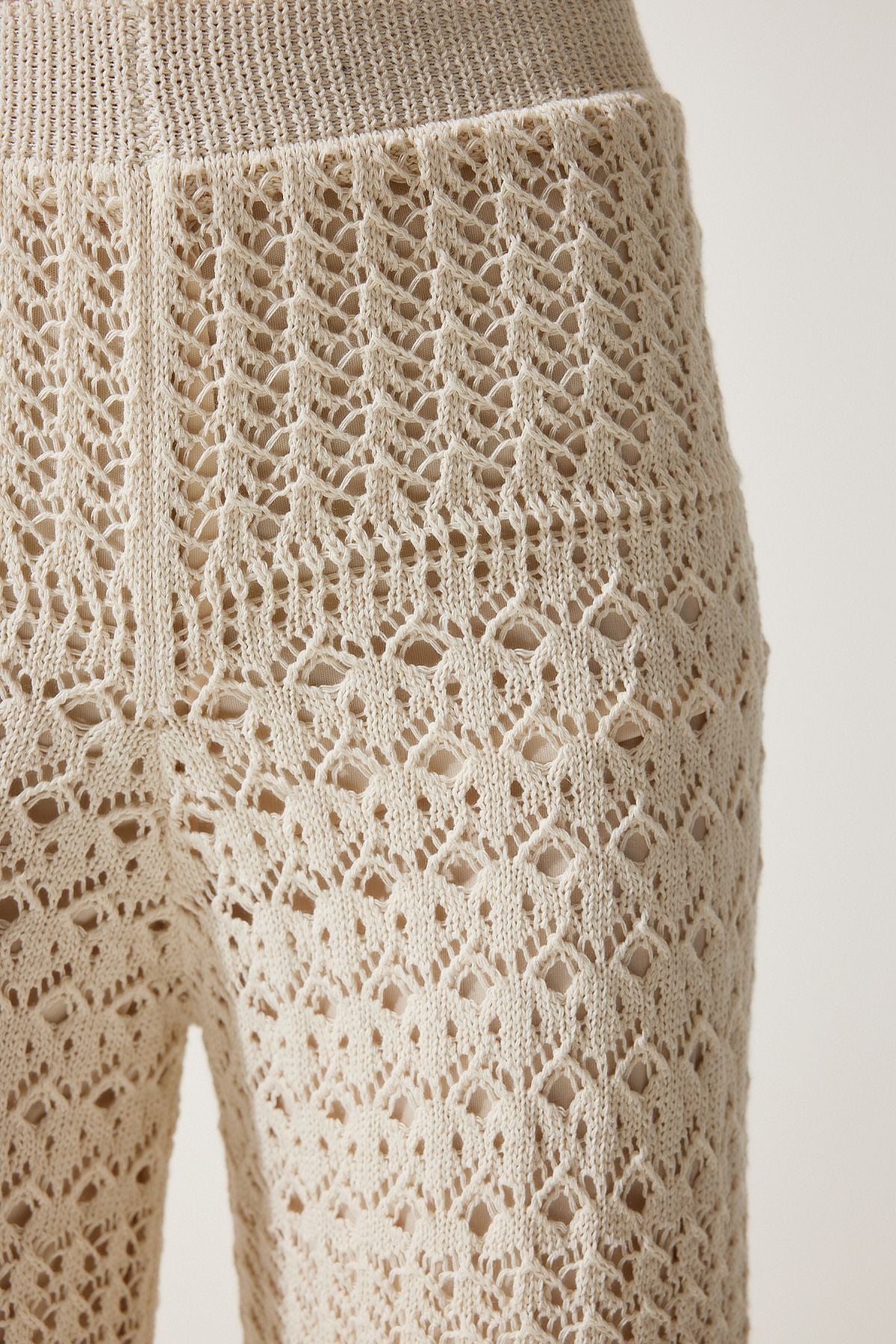 Women's Cream Offer Triko Pants YU00016