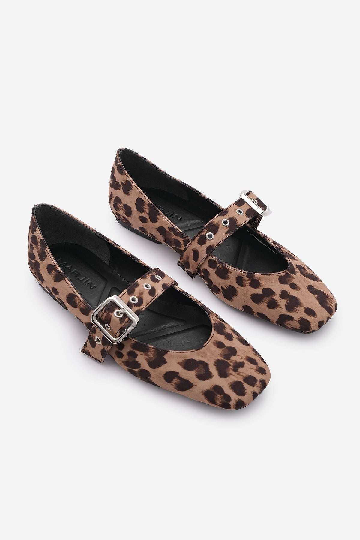 WOMEN'S BUY NOSE HRKED DAILY BALL FLAT RIVES LEOPAR