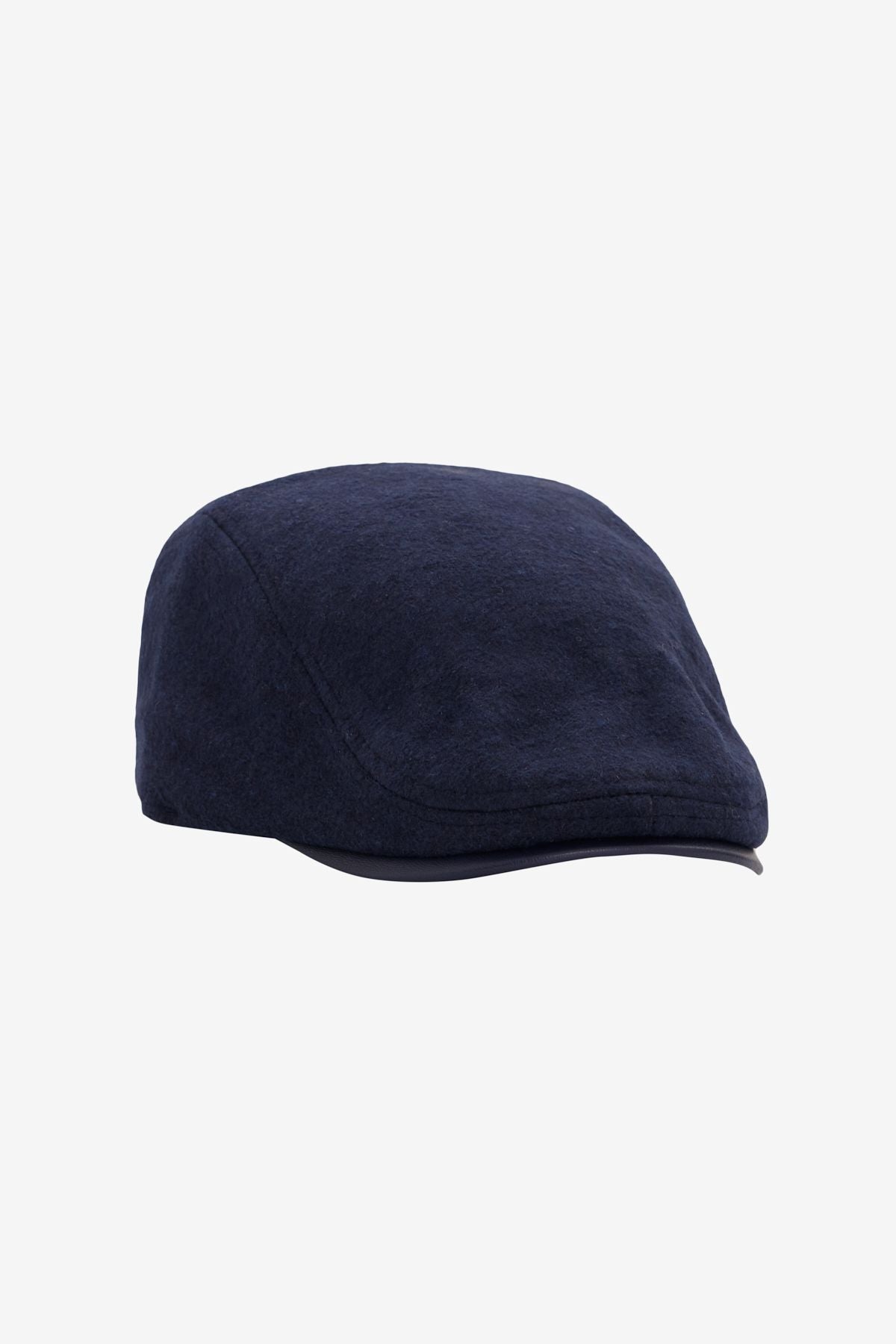 Men's navy blue cotton helmet hat