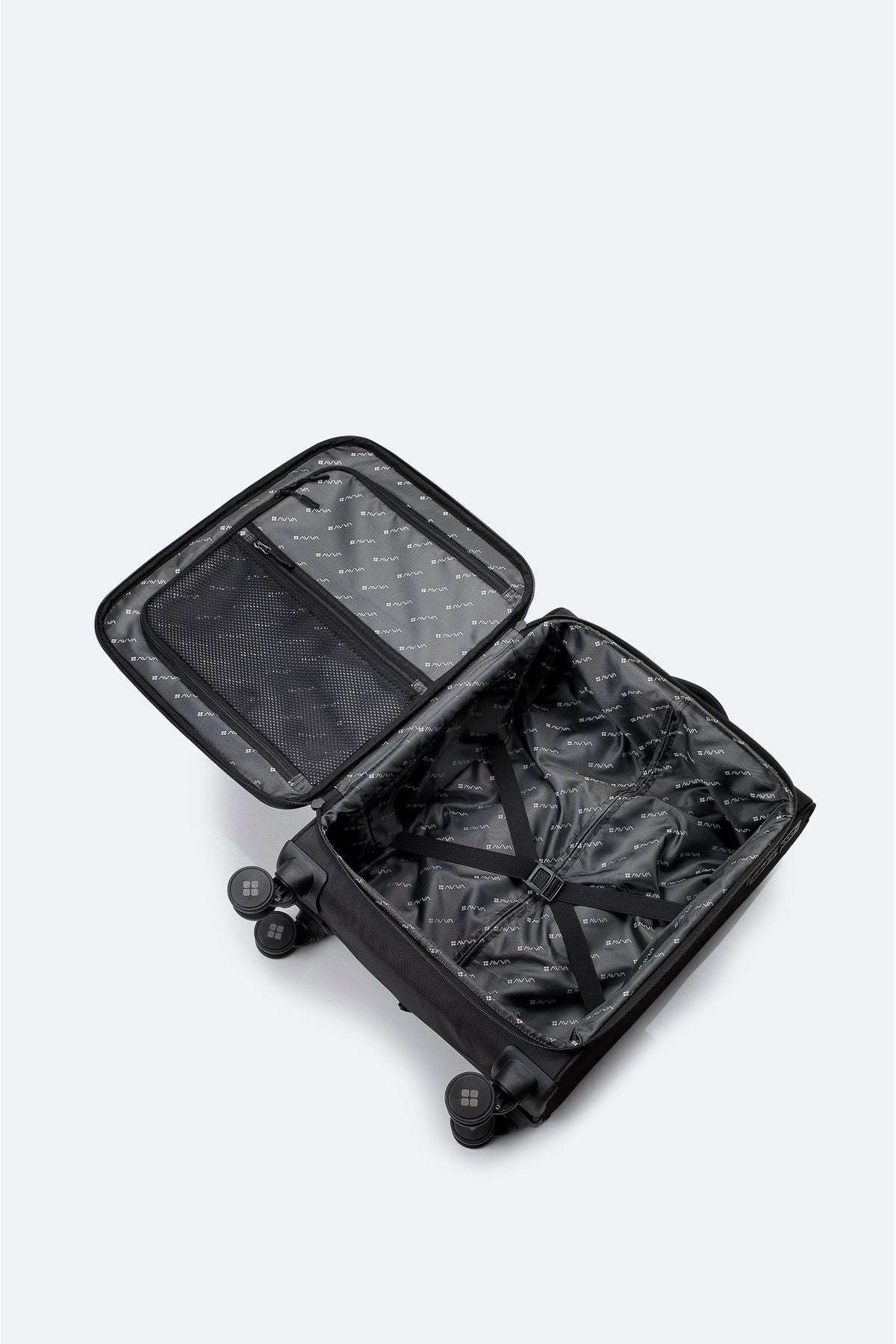 Men's black small size suitcase B008107