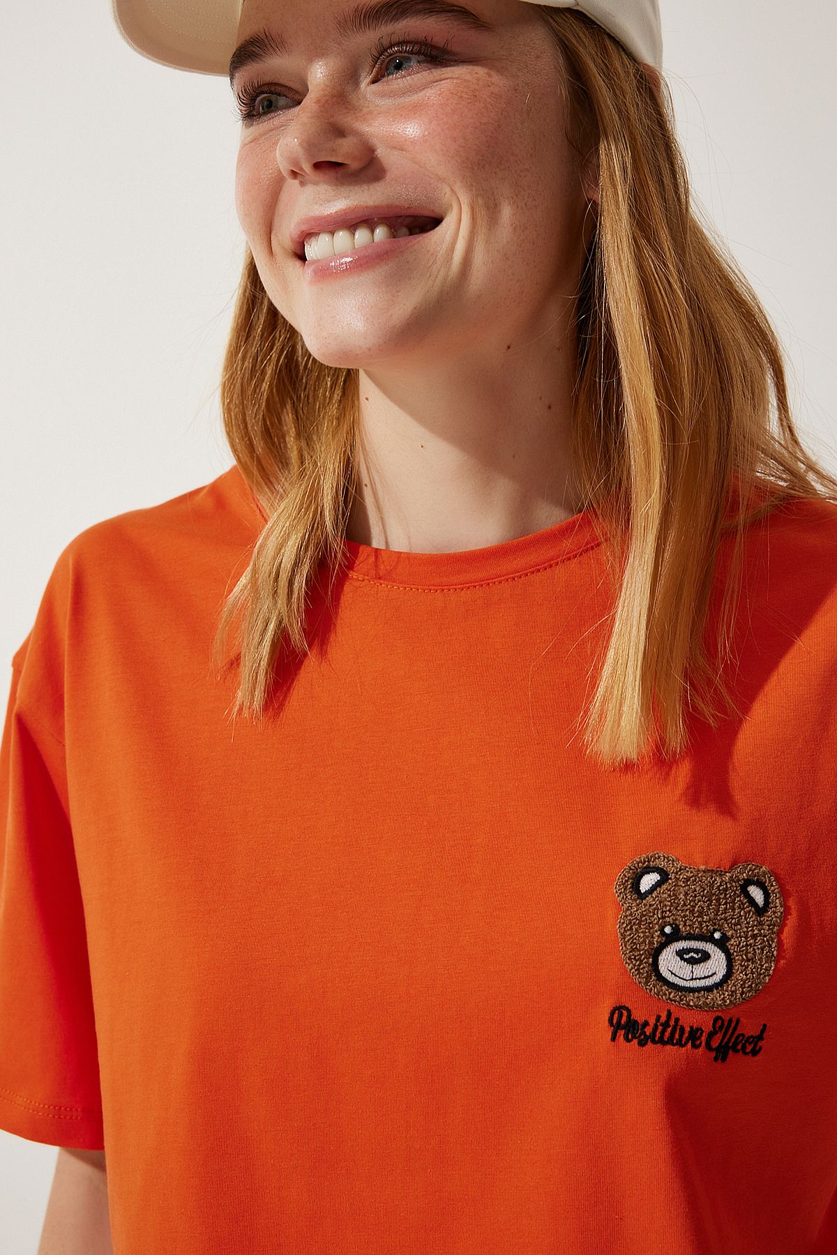 Female Oranj Teddy Teddy Crush Knitting T-Shirt HF00456
