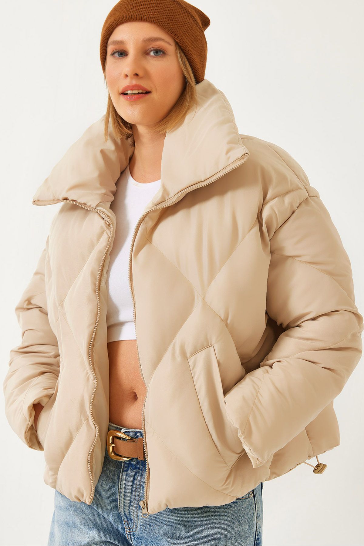 Woman Oversiz swelling coat