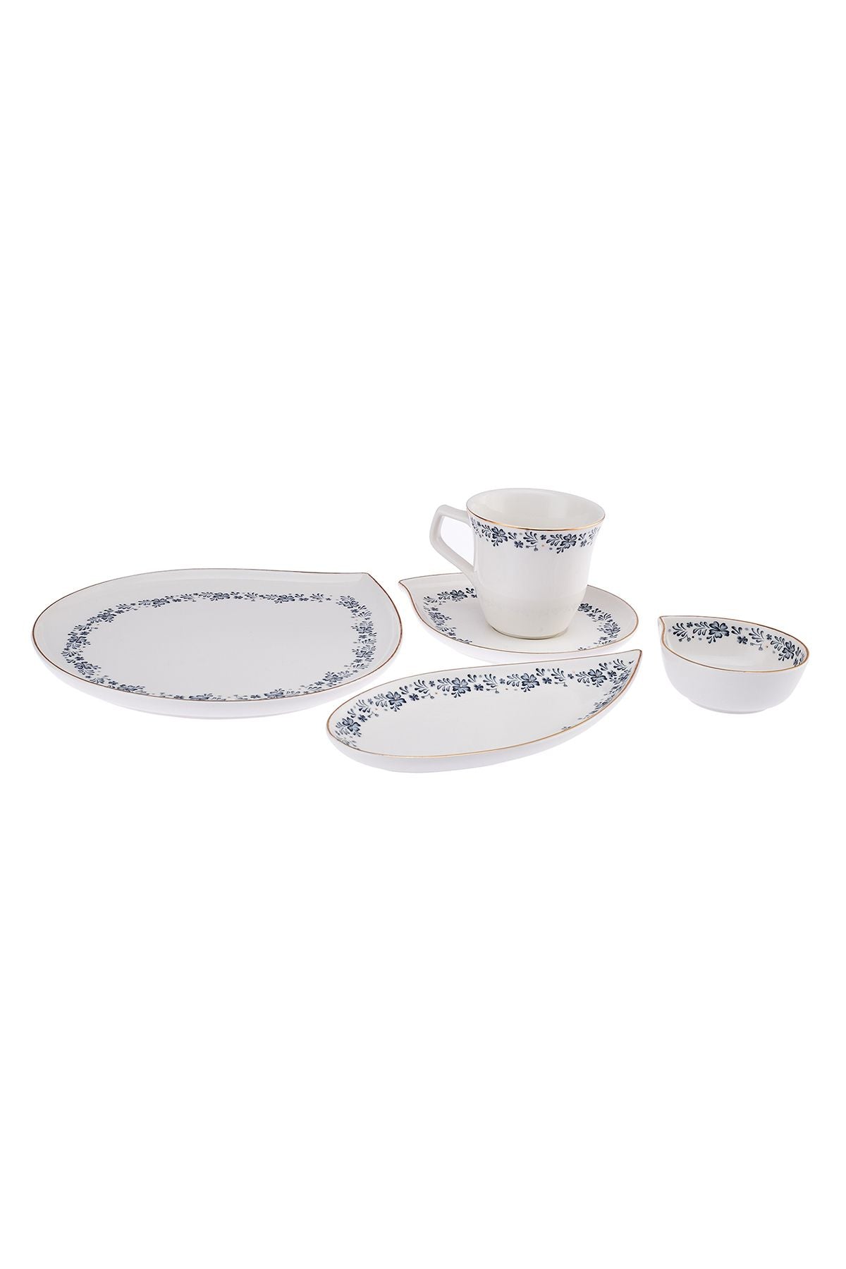 Casilda Porcelain 32 Piece 6 Person Breakfast / Service Set