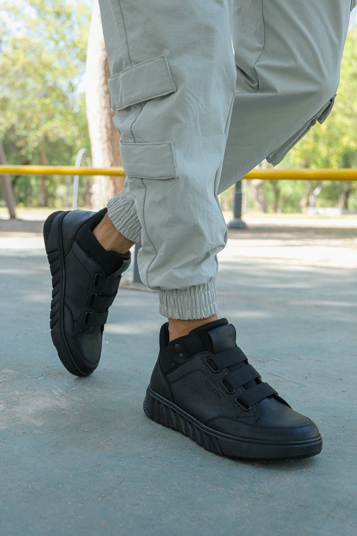 Siyah Siyah Unisex Sneaker Bot 0012383