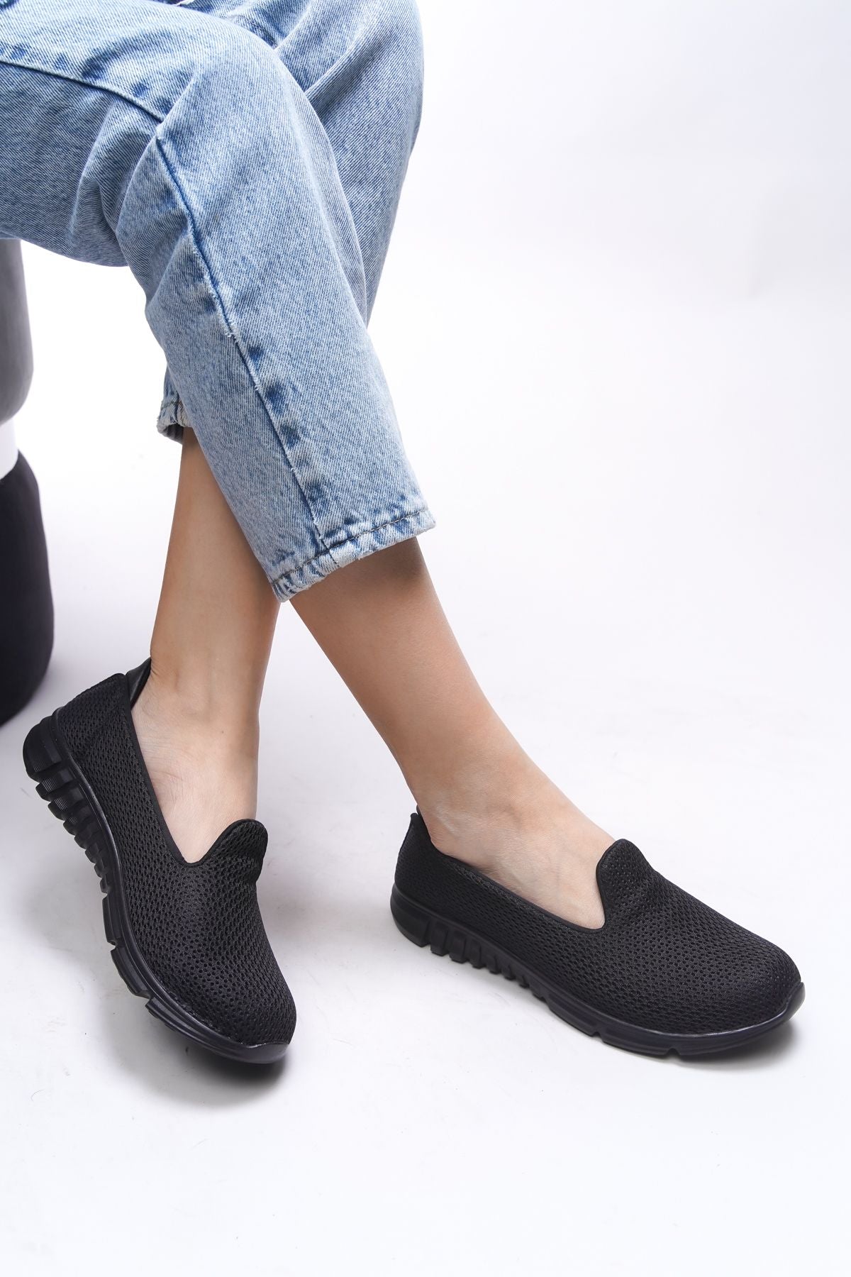 Woman Black Black Steaker 0012901
