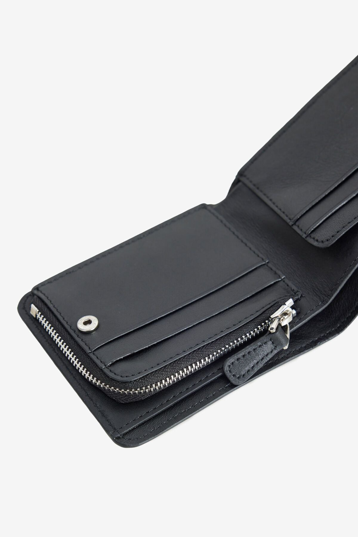 Men's black 100 %leather wallet