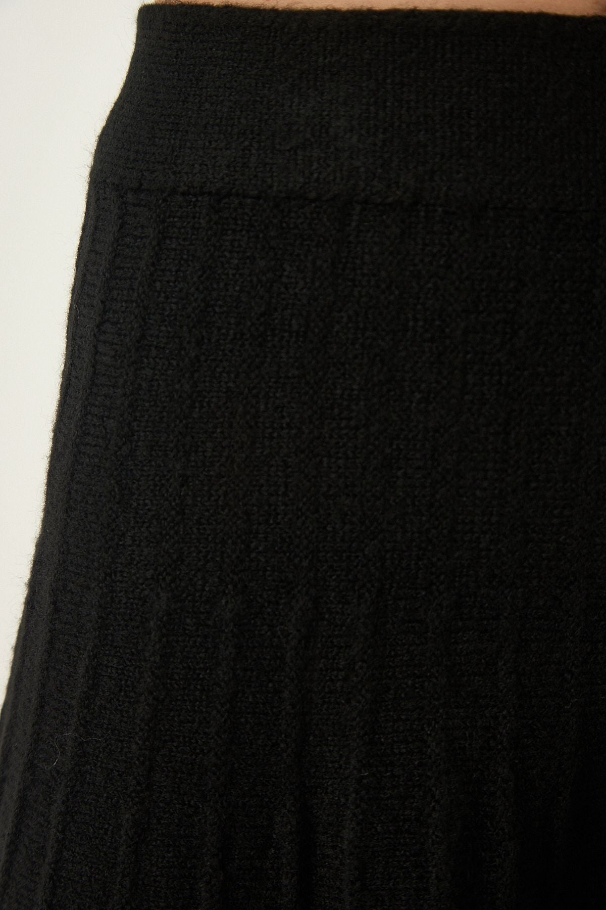 Female Black Fisherman Yaka Sweater Skirt Triko Team YY00195