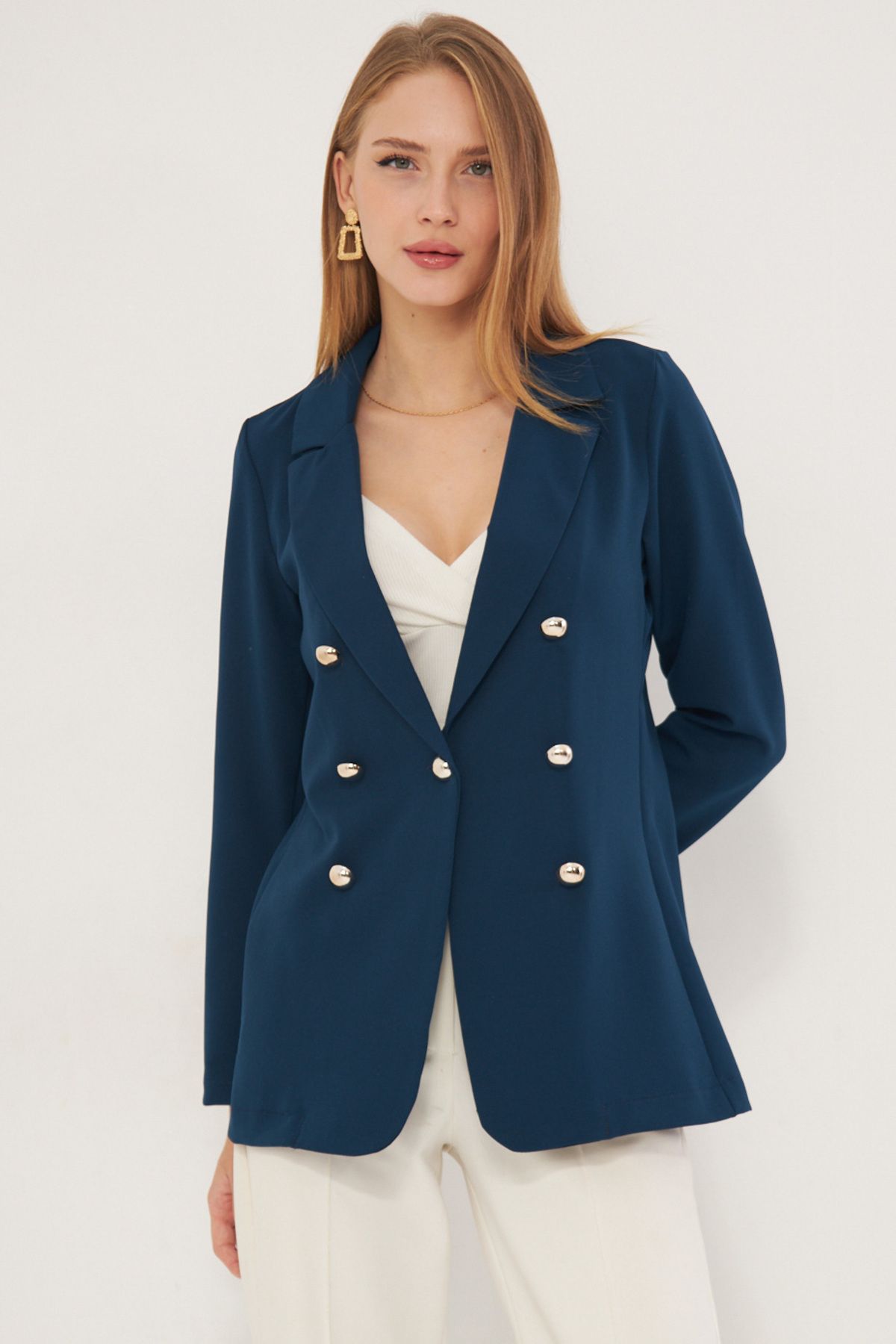 Women's oil buttoned jacket ARM-20K001151