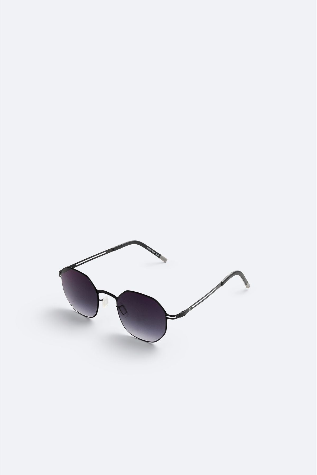 Men's Black Square Hand Made Sunglasses A41y8810