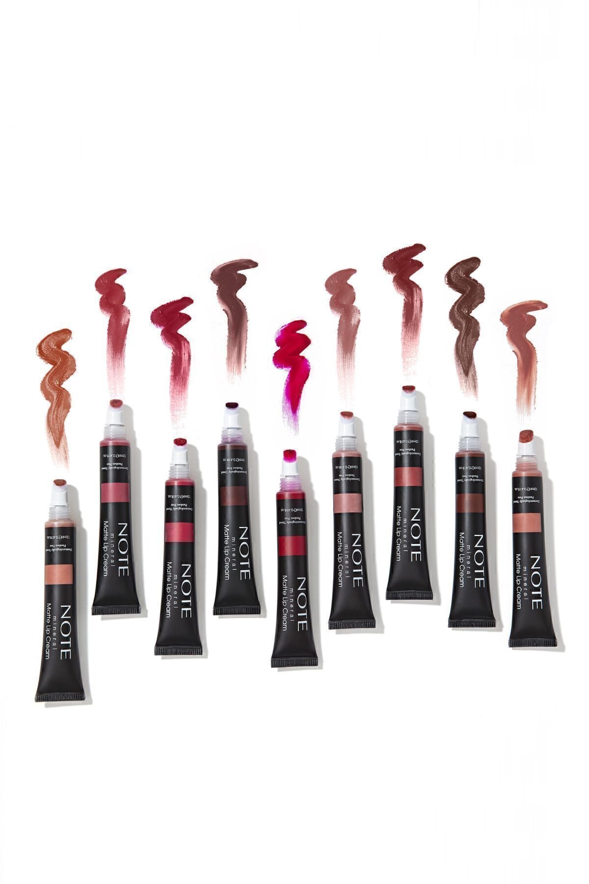 Mineral Matte Lip Cream semi -matte finish liquid lipstick 05 plum wine - red