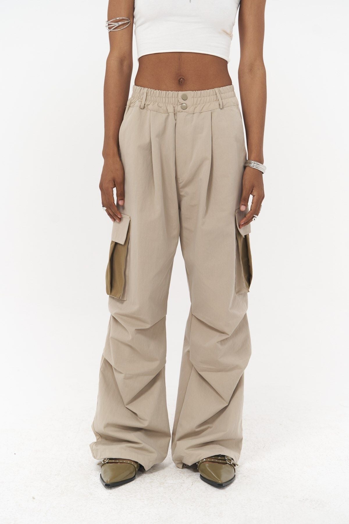 Cappi beige cargo pants