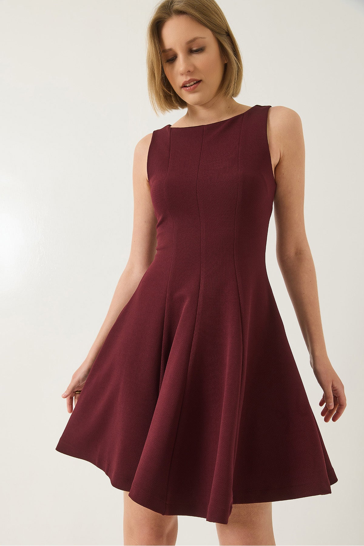 Women's Boat Neck Godeli Mini Dress 5203 60281026