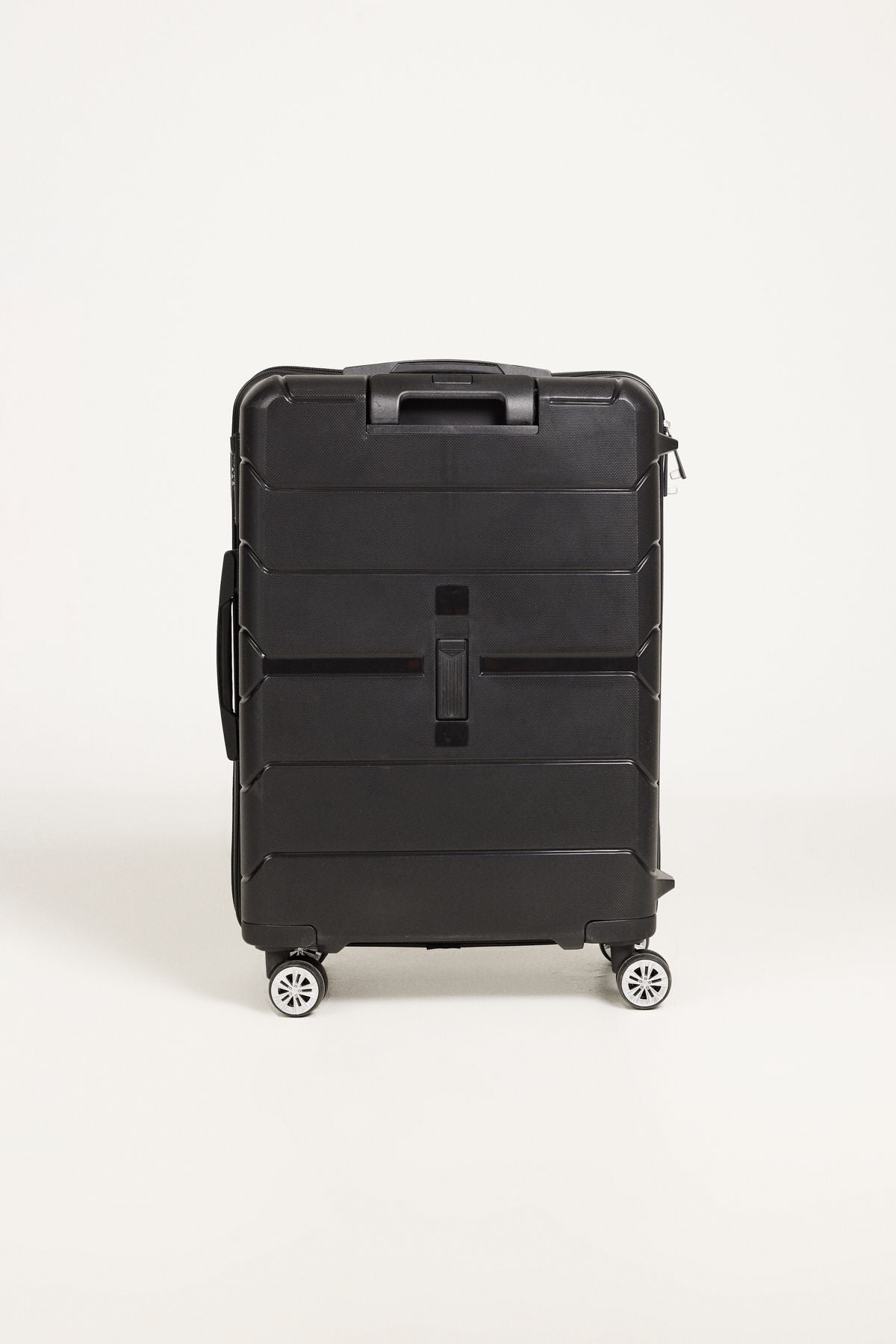 Men's black medium size suitcase