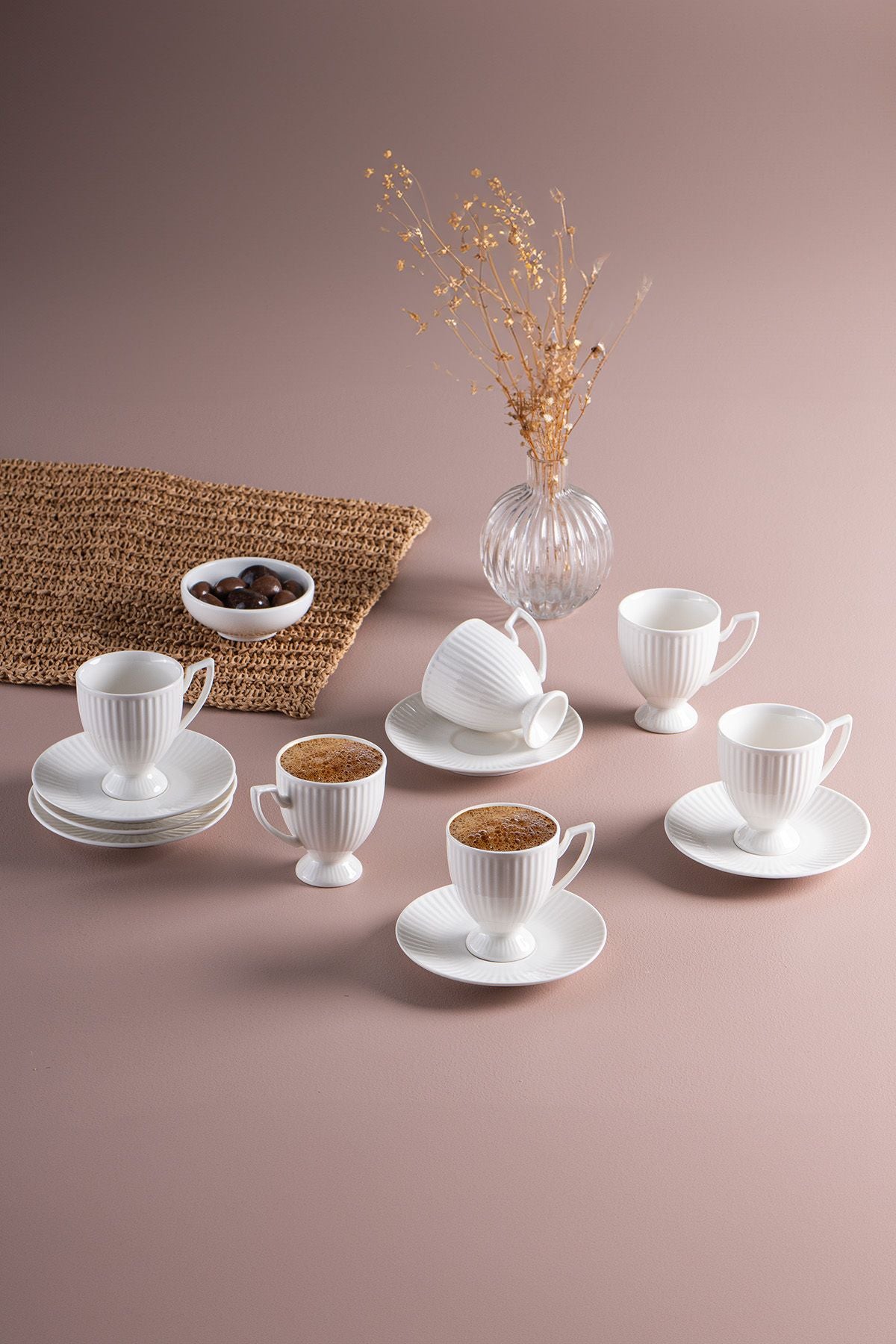 MAHİR Coffee Cup Set for 6 people