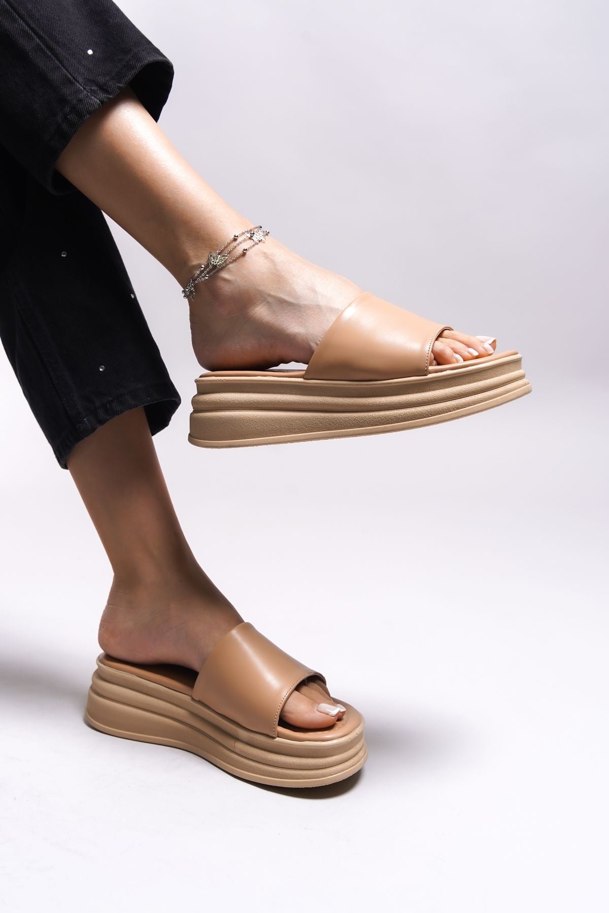 Loukeros Woman Slippers 0012315 Nude