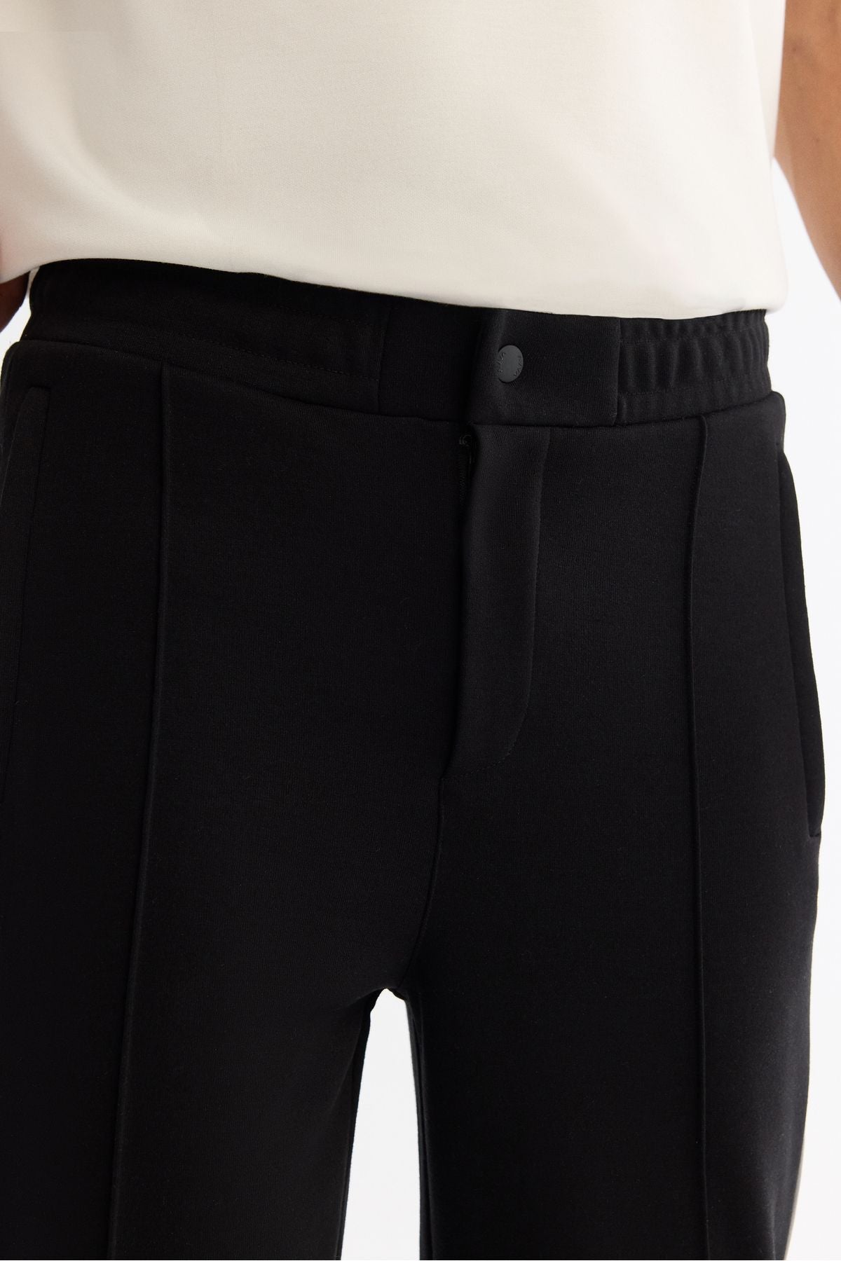Men's Black Waist Elastan Service Six A42Y3409