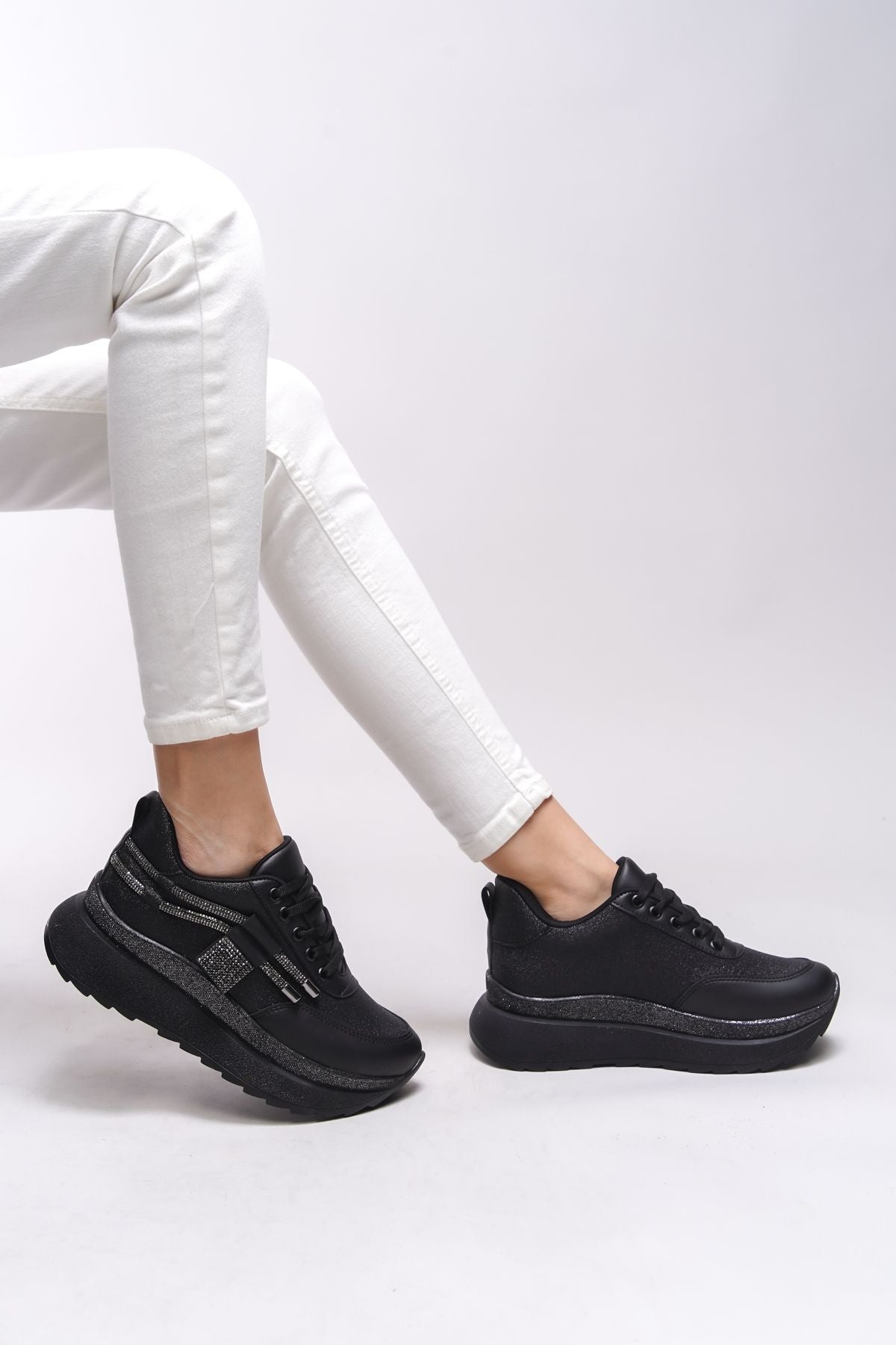 Lesreene Woman Sneaker 0012220 Black Black
